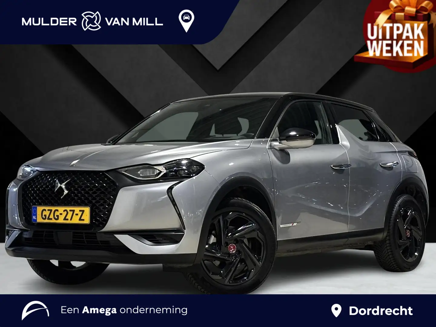 DS Automobiles DS 3 Crossback Performance Line+ EV 50kWh 136pk | TWO-TONE! | DS Grijs - 1