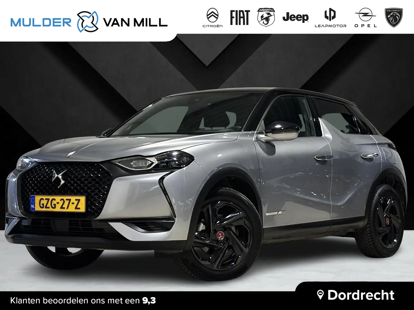DS Automobiles DS 3 Crossback Performance Line+ 3-fasen 50kWh 136pk | TWO-TONE! Grijs - 1