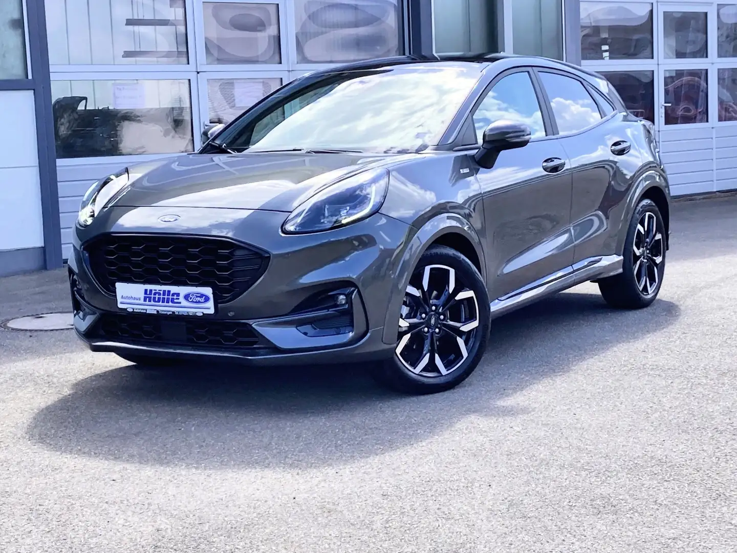 Ford Puma Hybrid Aut. ST-Line X Pano AHK Kamera Grijs - 1