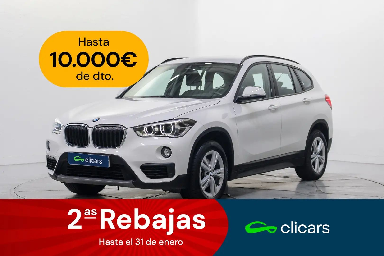 BMW X1 sDrive 18d Blanc - 1