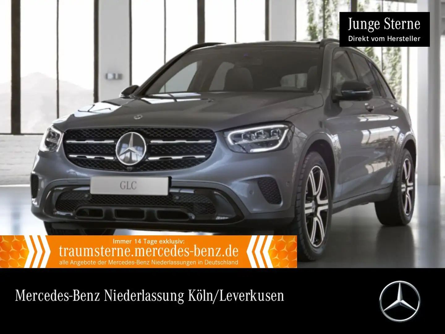 Mercedes-Benz GLC 220 d 4M NIGHT+PANO+360+LED+STHZG+KEYLESS+9G Grau - 1