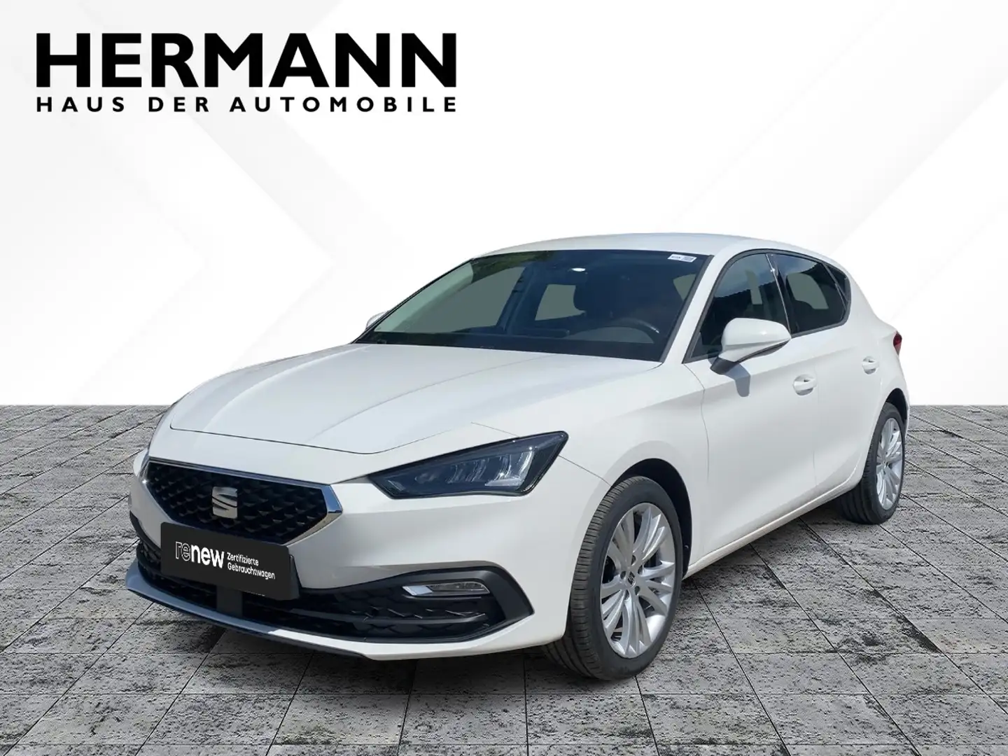 SEAT Leon 1.5 eTSI Xcellence LED*PDC*Navi*Sitzhzg Weiß - 1