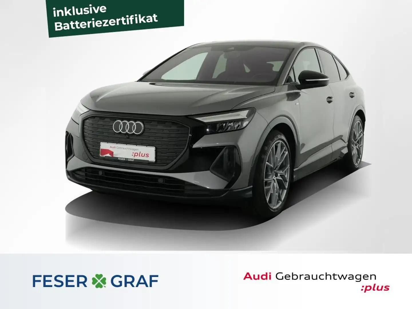 Audi Q4 e-tron Sportback 50 e-tron S Line Int Pano,SONOS,Leder,Na Grau - 1