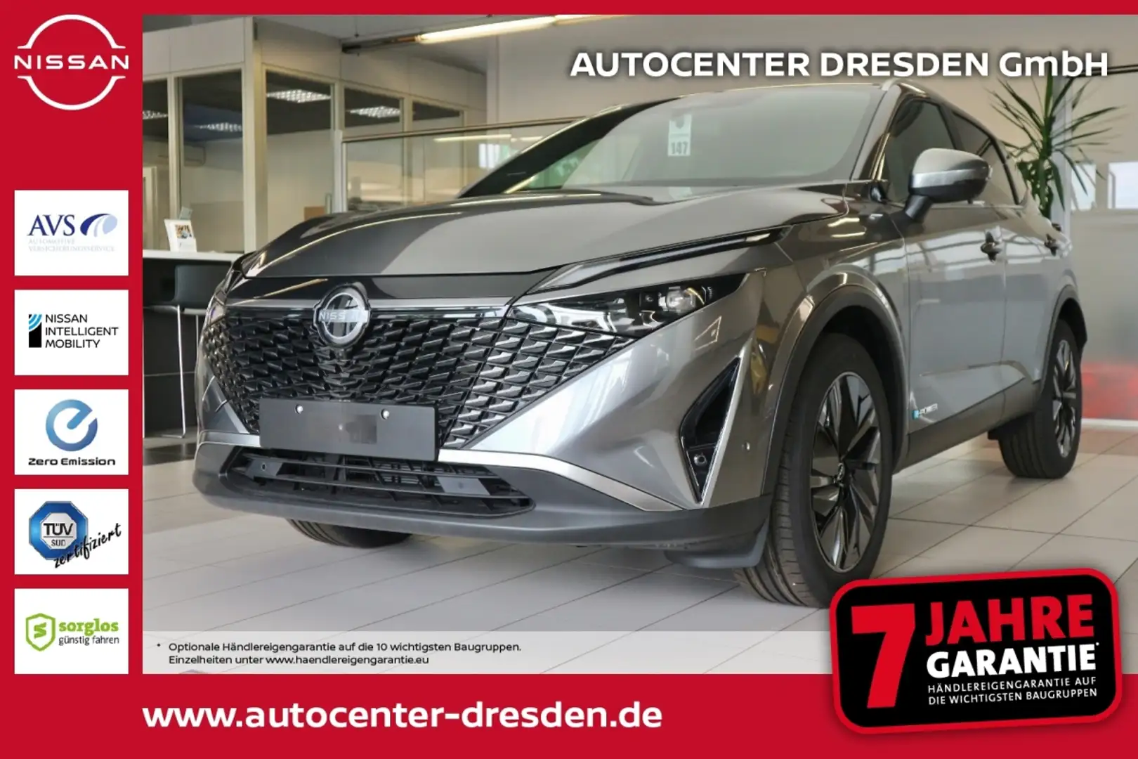 Nissan Qashqai 1.5VC-T e-Power Tekna NAV Pano Bose LED Grau - 1