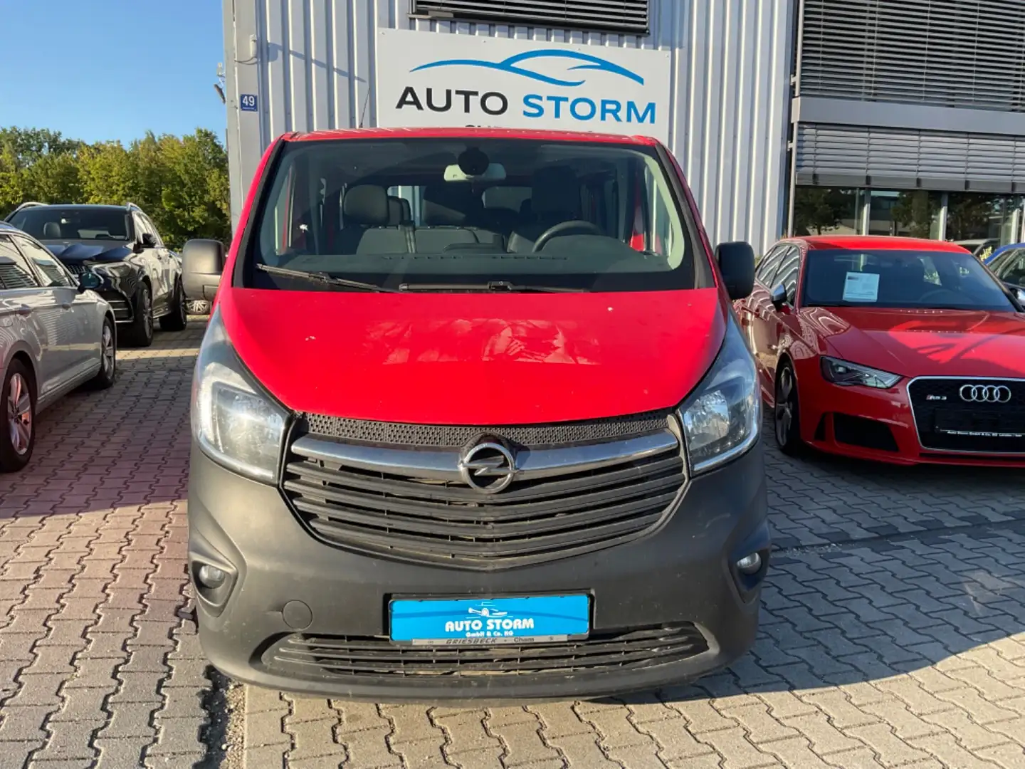 Opel Vivaro 1.6 CDTI Biturbo L1H1+9-Sitzer* Rojo - 2