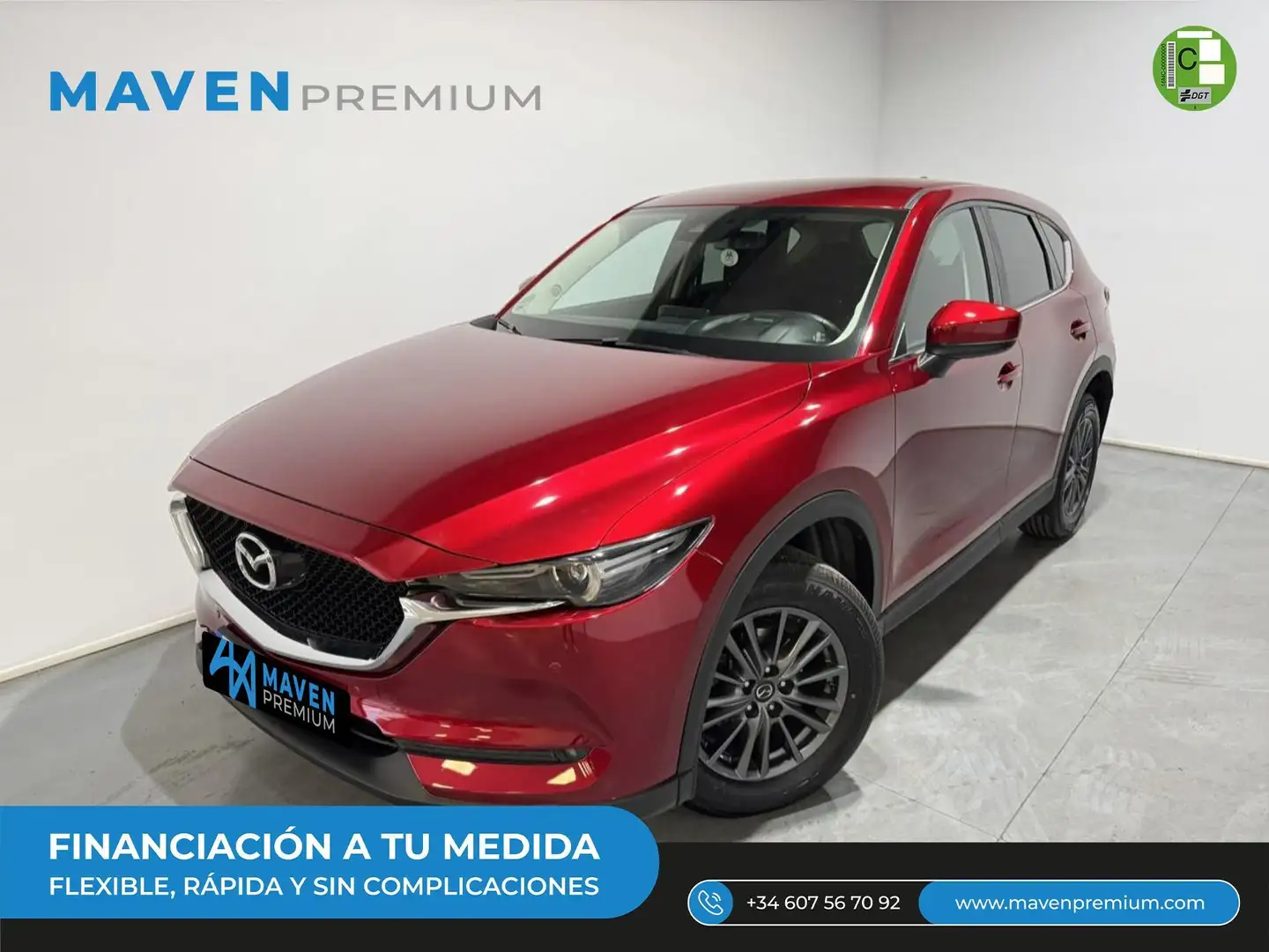 Mazda CX-5 2.2D Evolution Navi 2WD 110Kw Rood - 1
