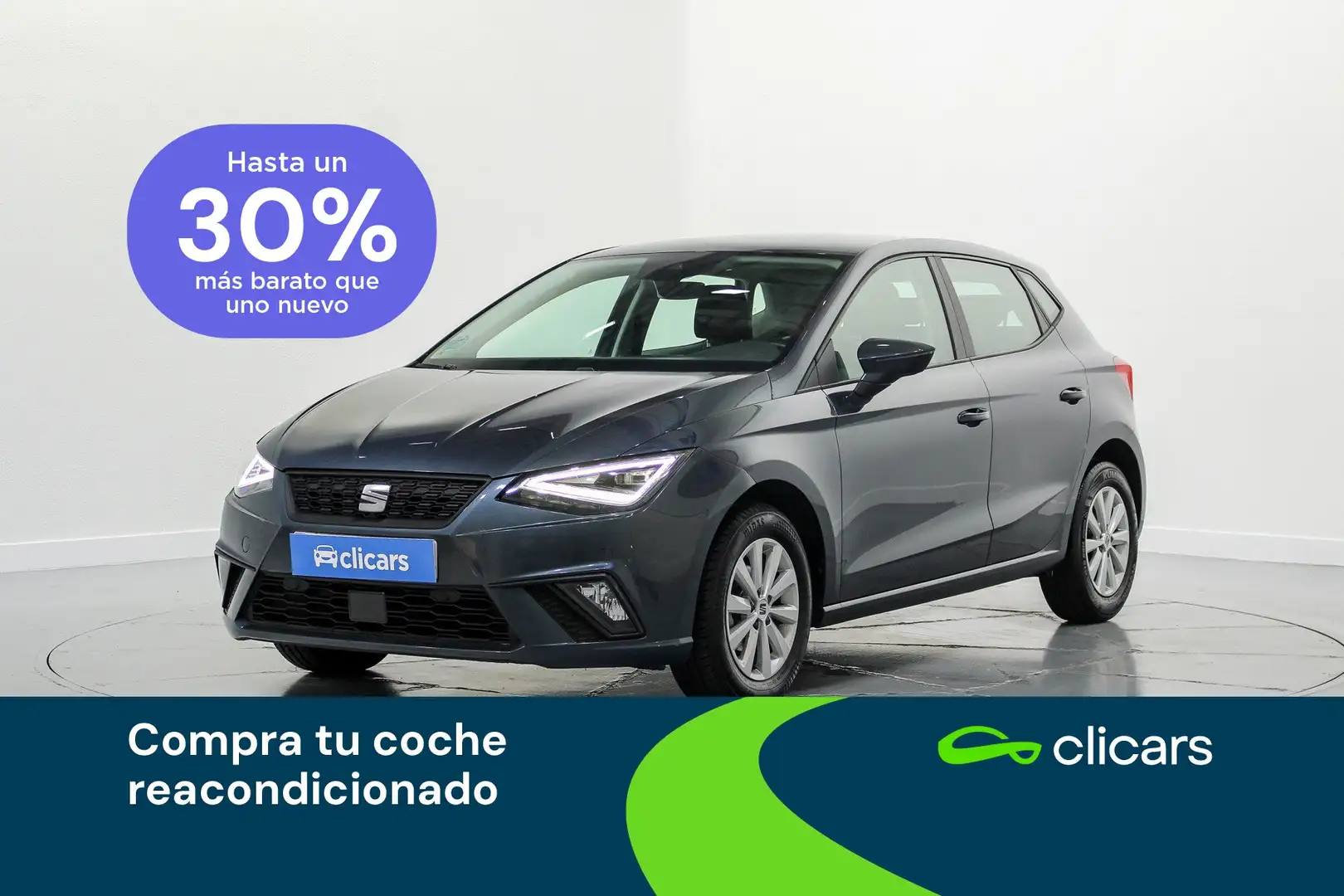 SEAT Ibiza 1.0 MPI Evo S&S Style XM 80 Gris - 1