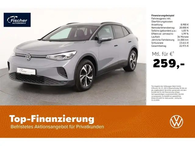 Volkswagen ID.4 Pure 55kWh NAV/LED/RFK/ACC/W-Pumpe/Kessy/SH