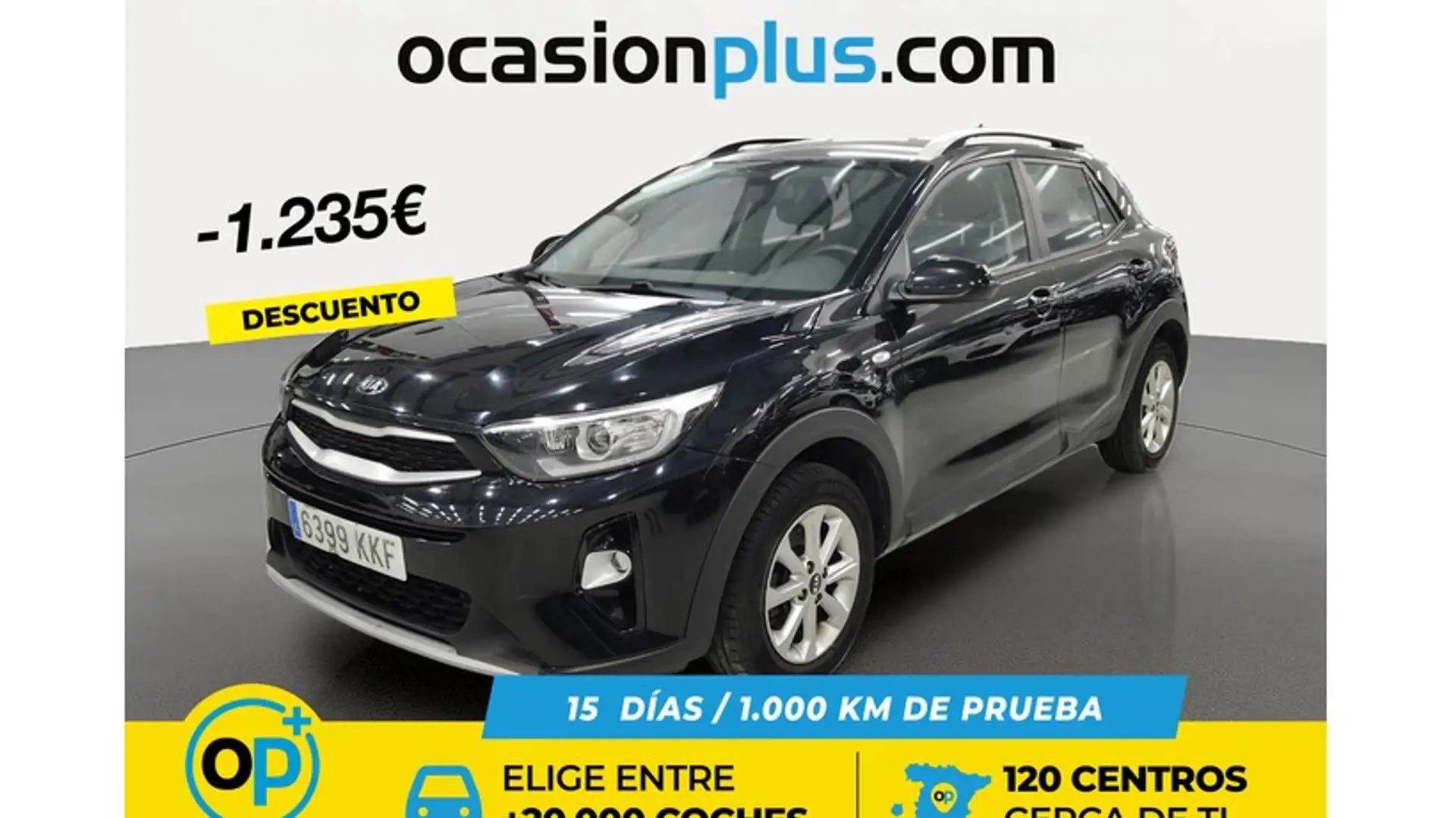 Kia Stonic 1.2 CVVT Eco-Dynamic Concept 84 Schwarz - 1