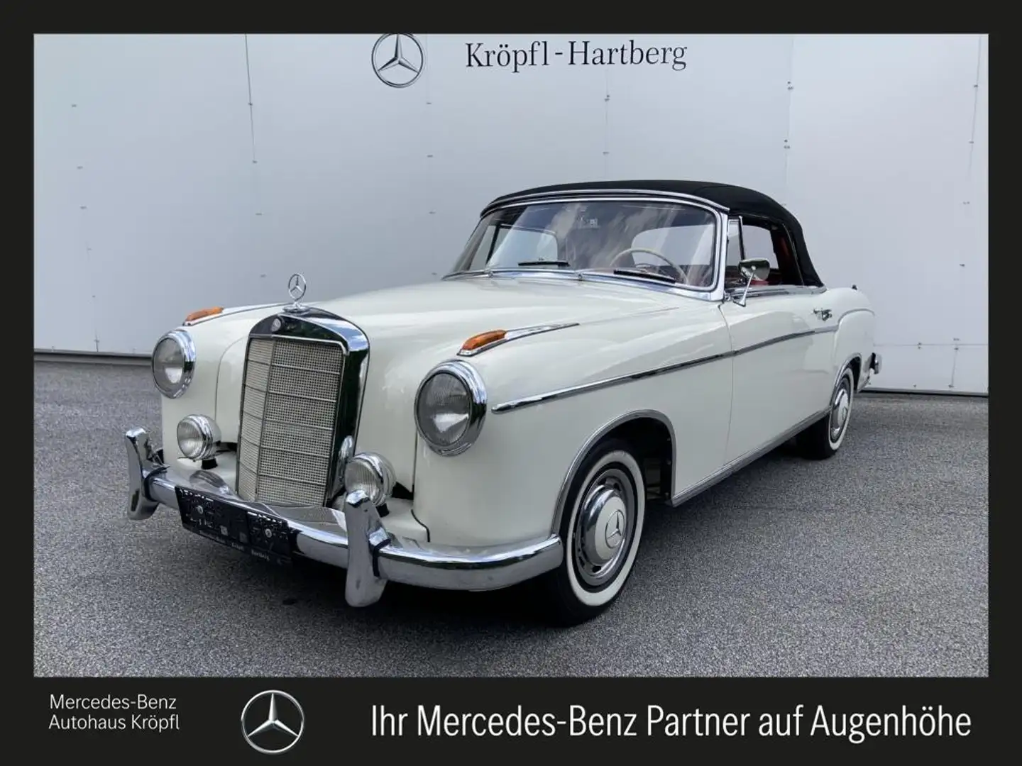 Mercedes-Benz 220 S Ponton Cabrio Fehér - 1