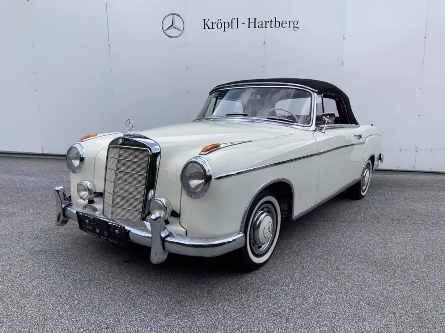 Mercedes-Benz 220 S Ponton Cabrio Weiß - 2