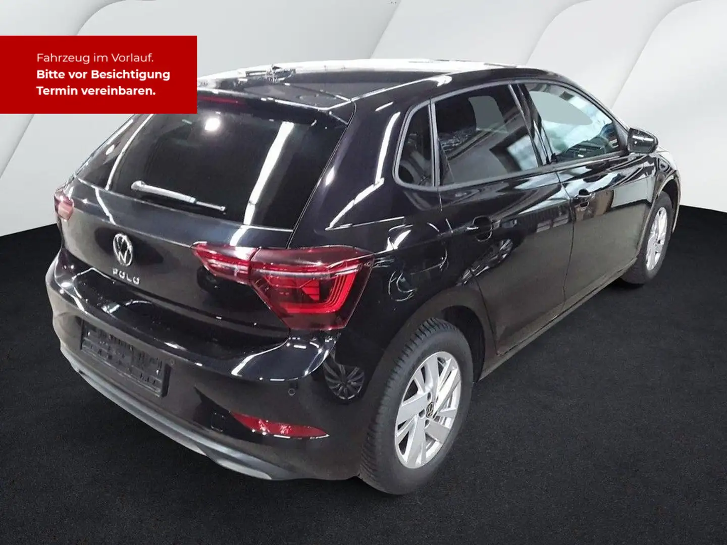 Volkswagen Polo 1.0 TSI DSG Style Navi LED SHZ ACC PDC Zwart - 2