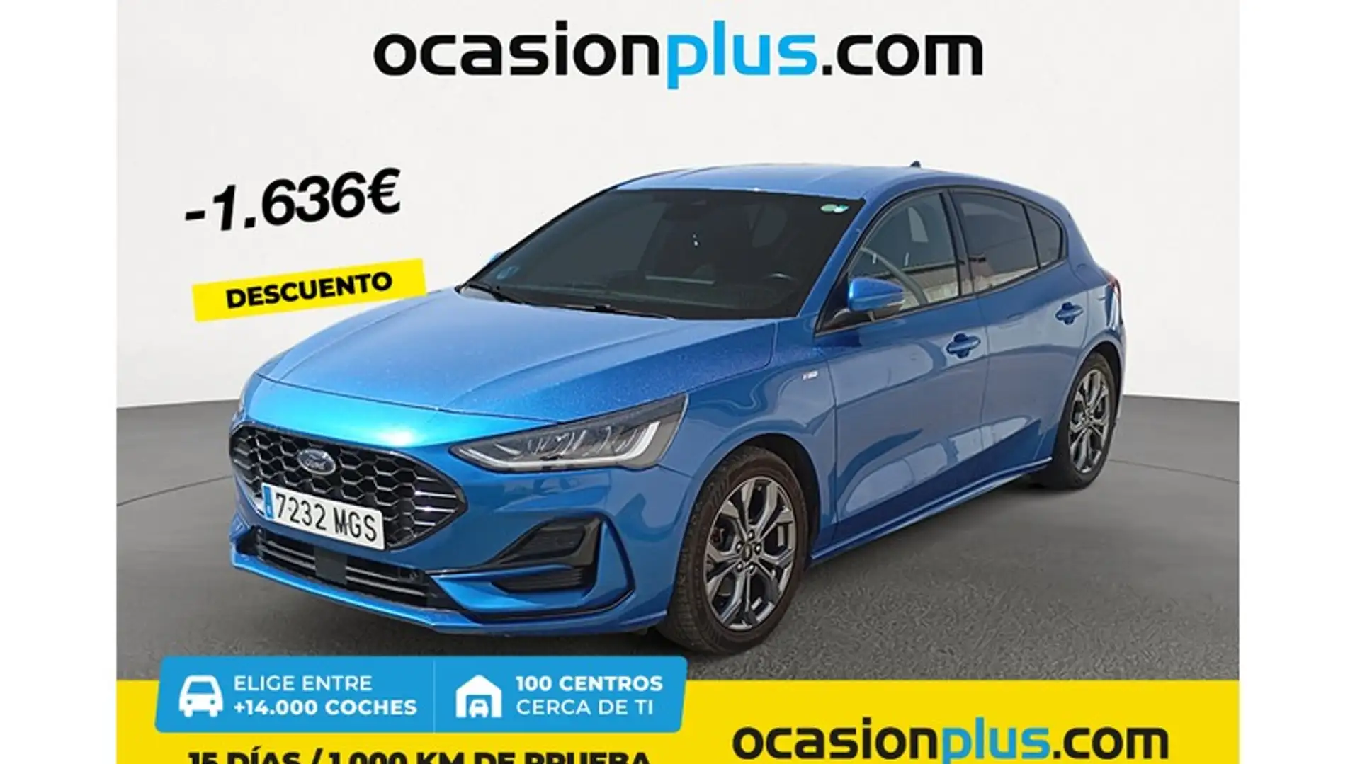 Ford Focus 1.0 Ecoboost MHEV ST-Line 155 Blu/Azzurro - 1
