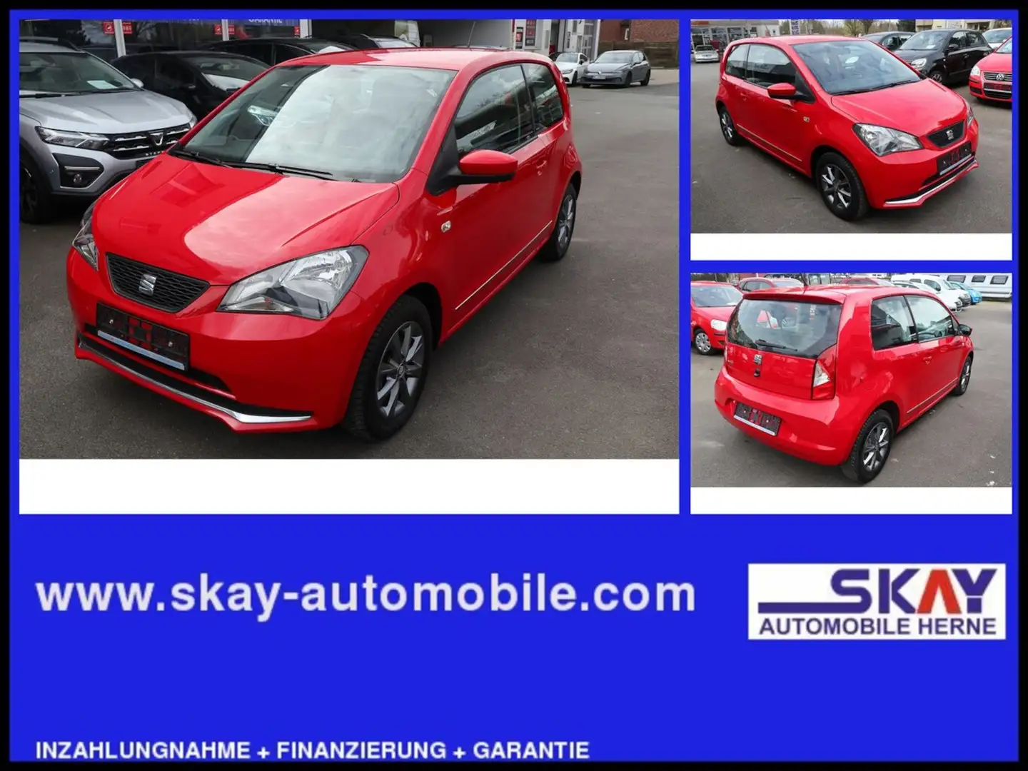 SEAT Mii I-Tech Klima Schcekheftgepeflegt Rot - 1