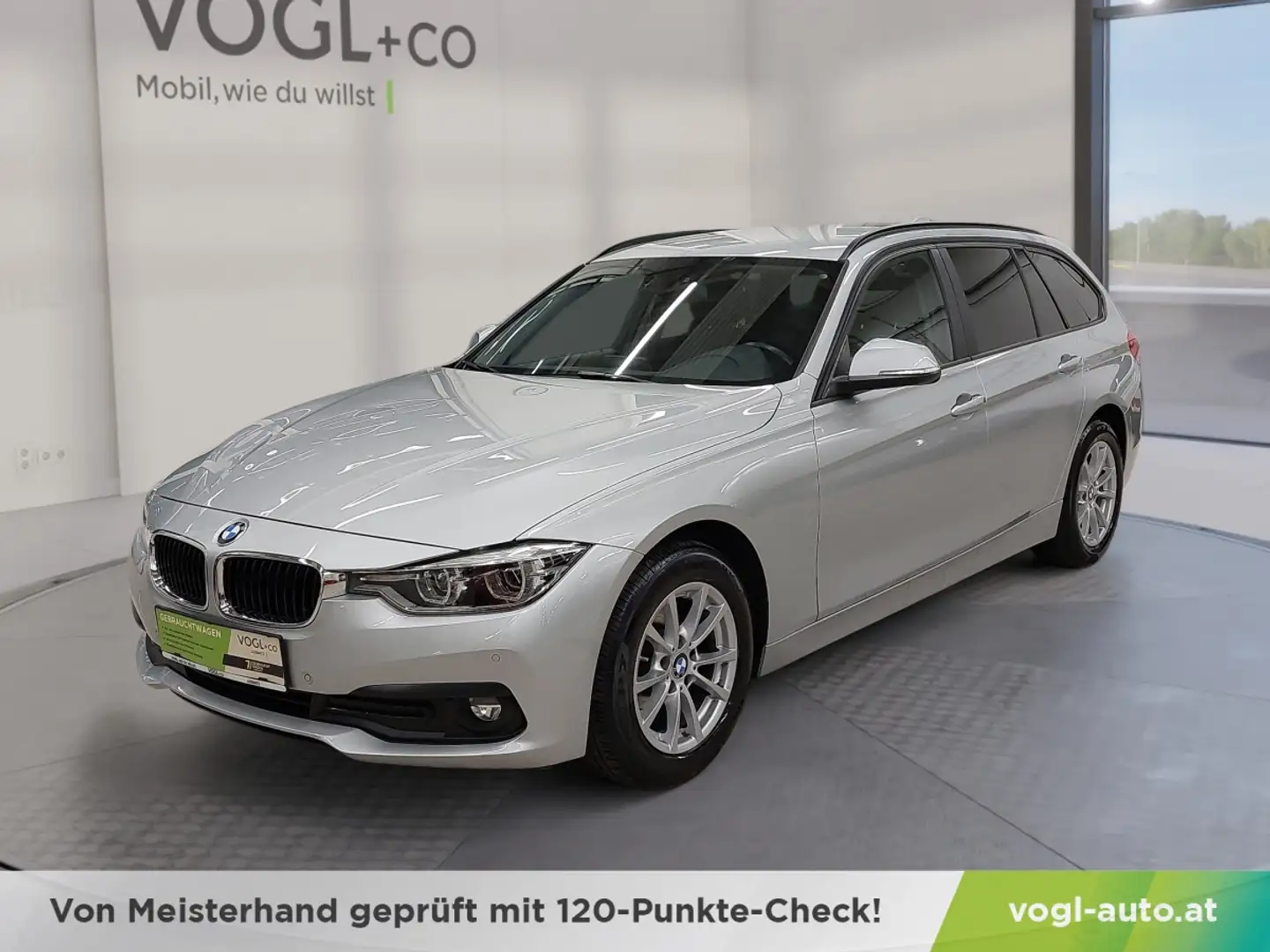 BMW 318 d Touring Aut. Silber - 1