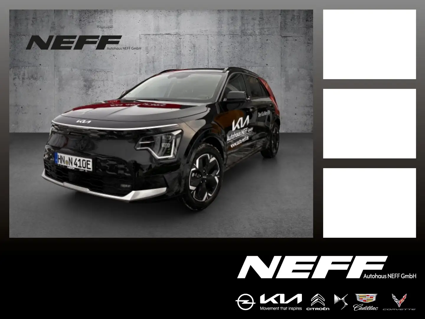 Kia Niro e- Inspiration (648kWh) Neuwagen Black - 1
