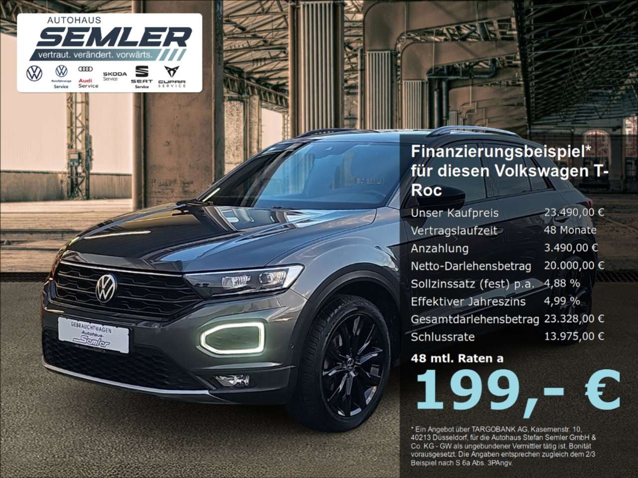 Volkswagen T-Roc — Volkswagen T-Roc Sport 1.5 TSI DSG AHK PANO R-KAM E-HKP NAVI