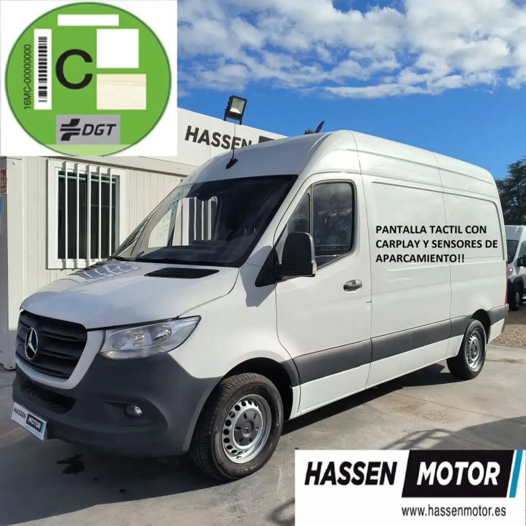 Mercedes-Benz Sprinter Furgón 315CDI Medio T.E. tT Wit - 1