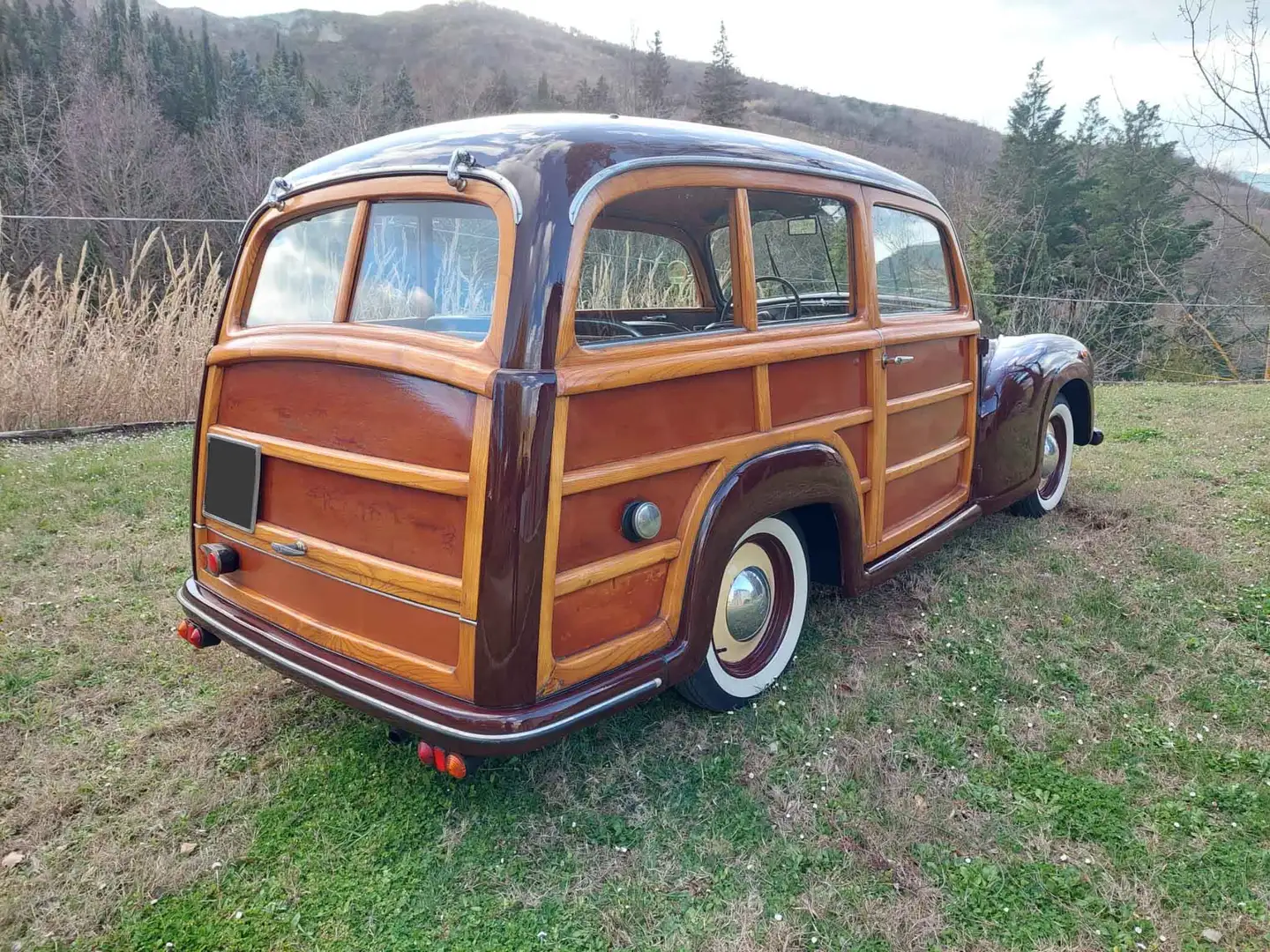 Fiat 1100 B Giardinetta Viotti Woodie Rosso - 1