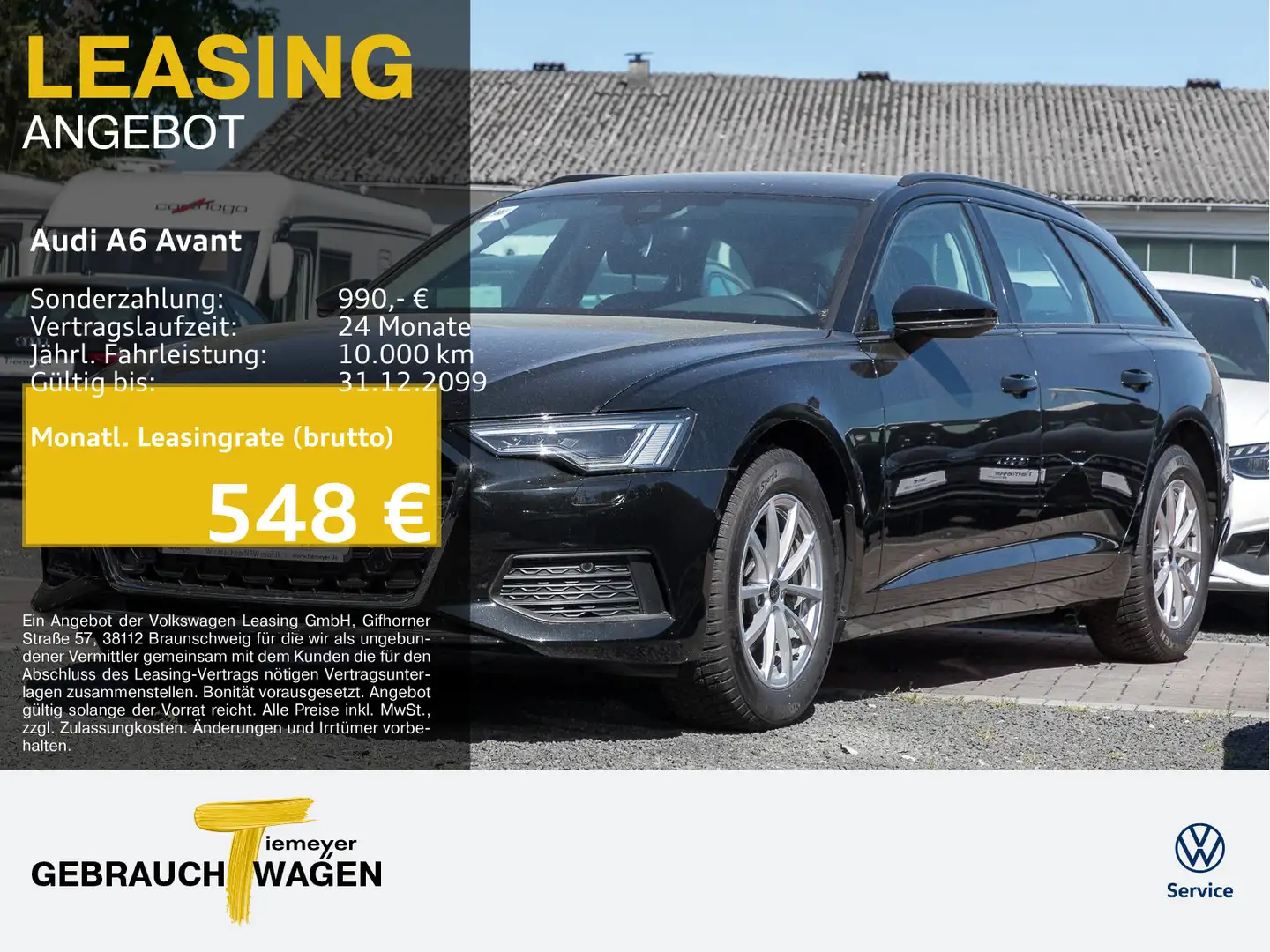Audi A6 35 TDI NAVI LED VIRTUAL eSITZ Schwarz - 1