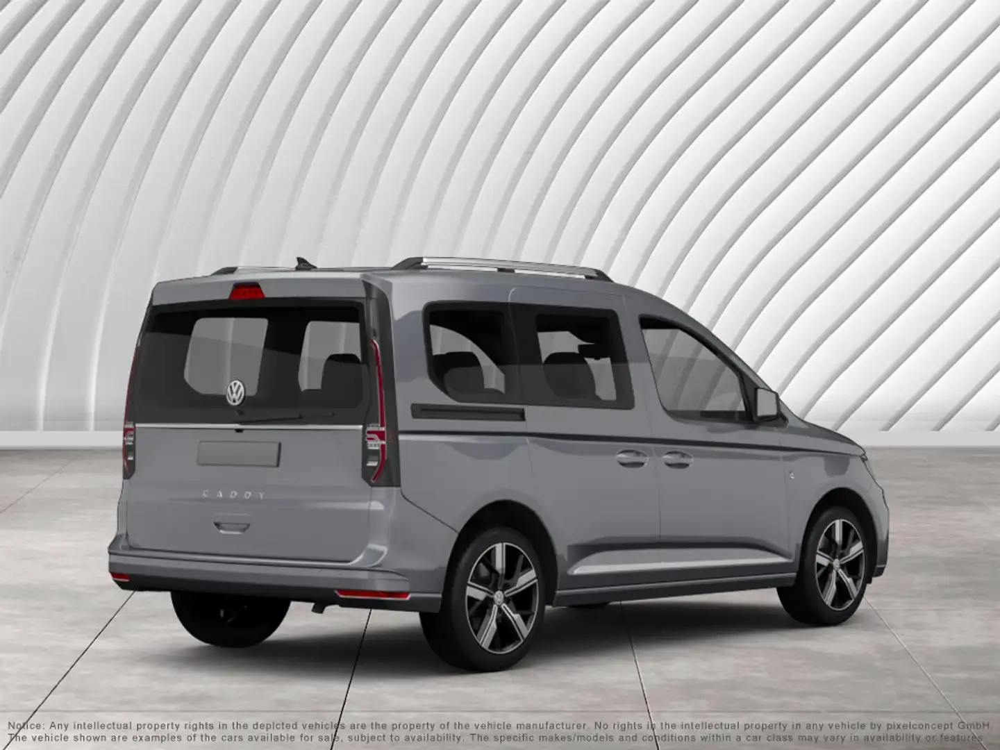 Volkswagen Caddy Kombi   ACC NAVI PDC V+H DAB Tempomat ABS Grey - 2