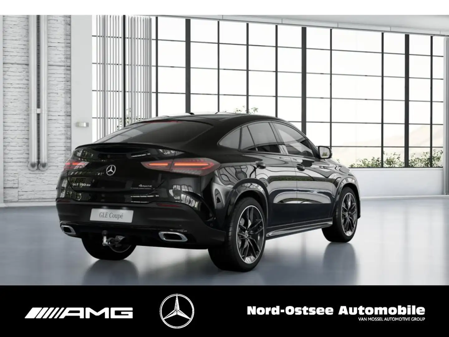 Mercedes-Benz GLE 350 de 4m Coupé  EDITION AMG NIGHT PANO HUD Schwarz - 2