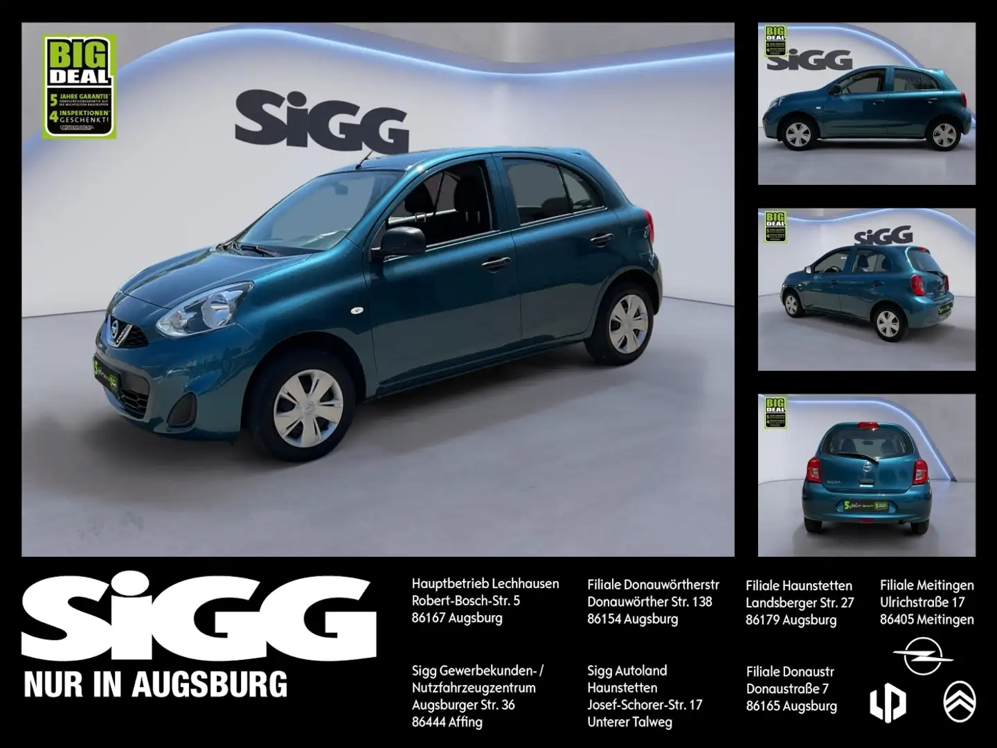 Nissan Micra 1.2 Visia First Bleu - 1