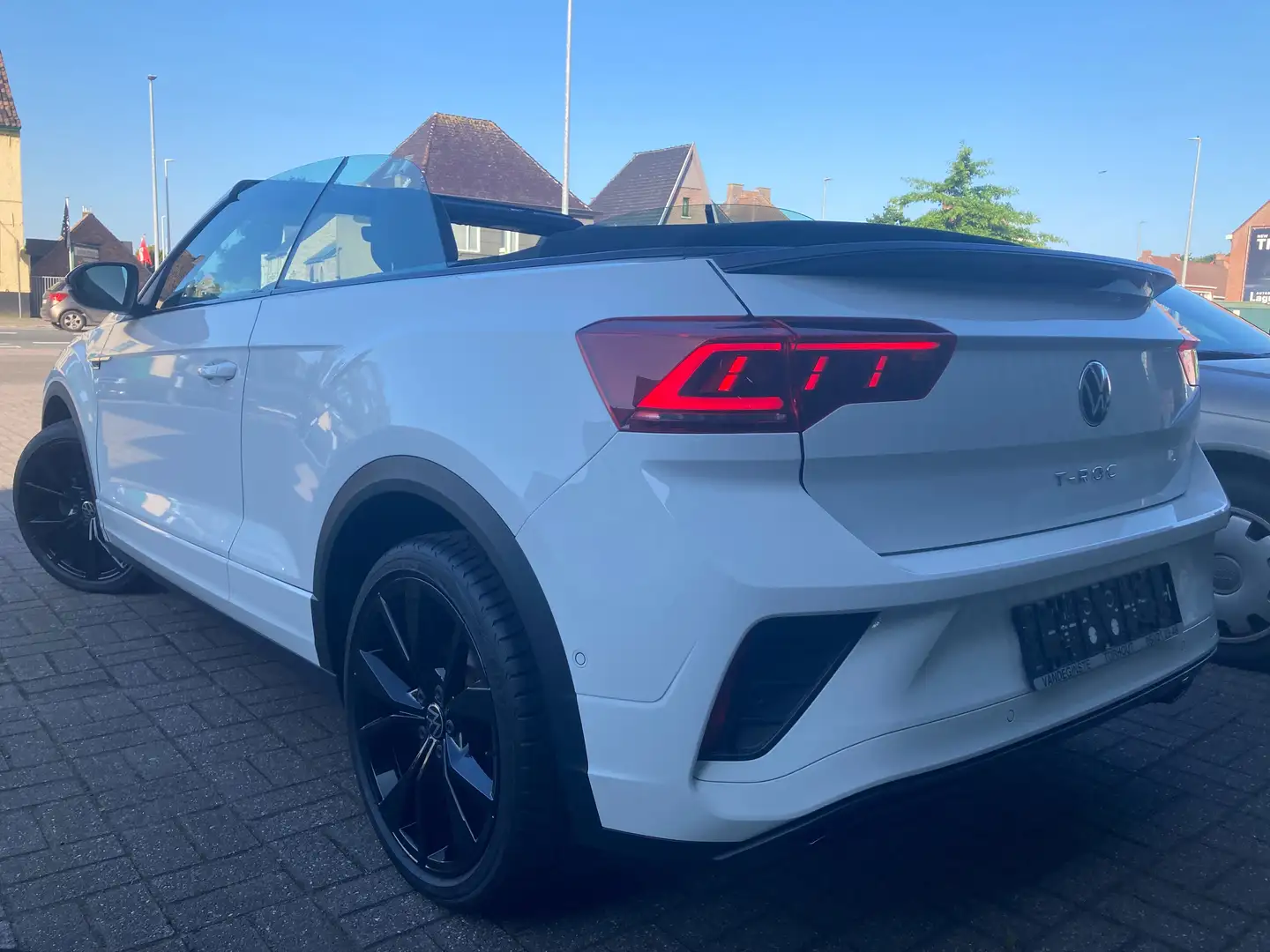Volkswagen T-Roc Cabrio -AUTOMAAT -R-LINE -LEDER -GPS -App -Camera Blanco - 2