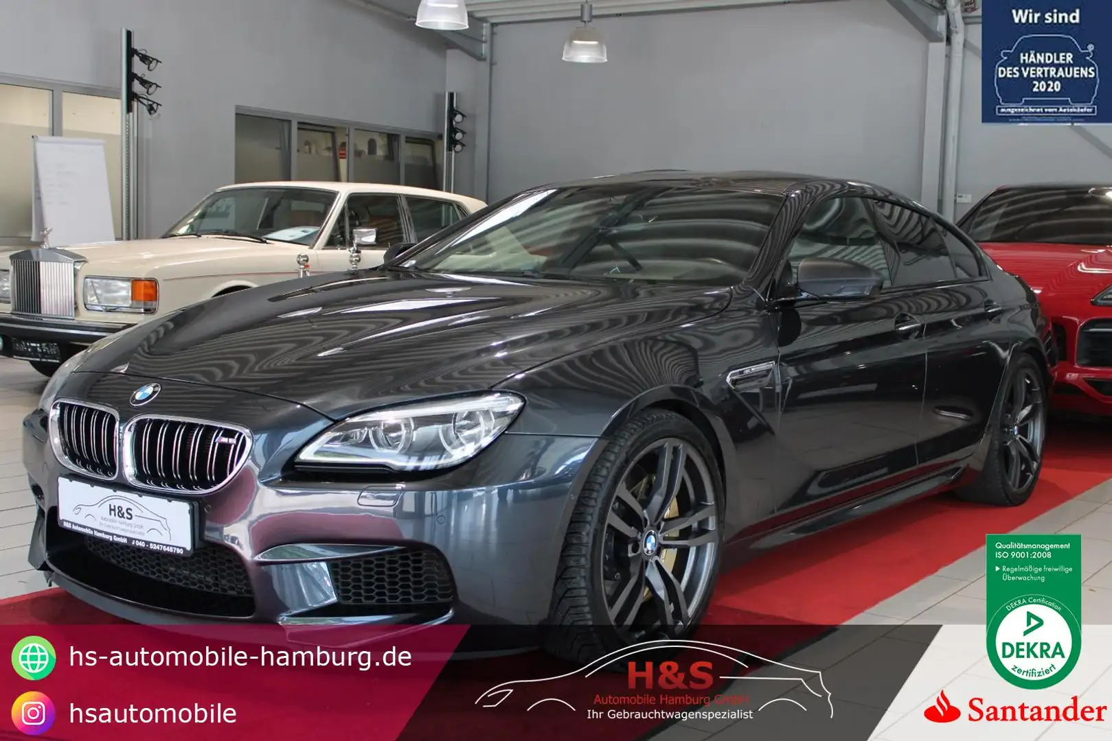 BMW M6 Competition HEAD-UP*NAVI* Gris - 1