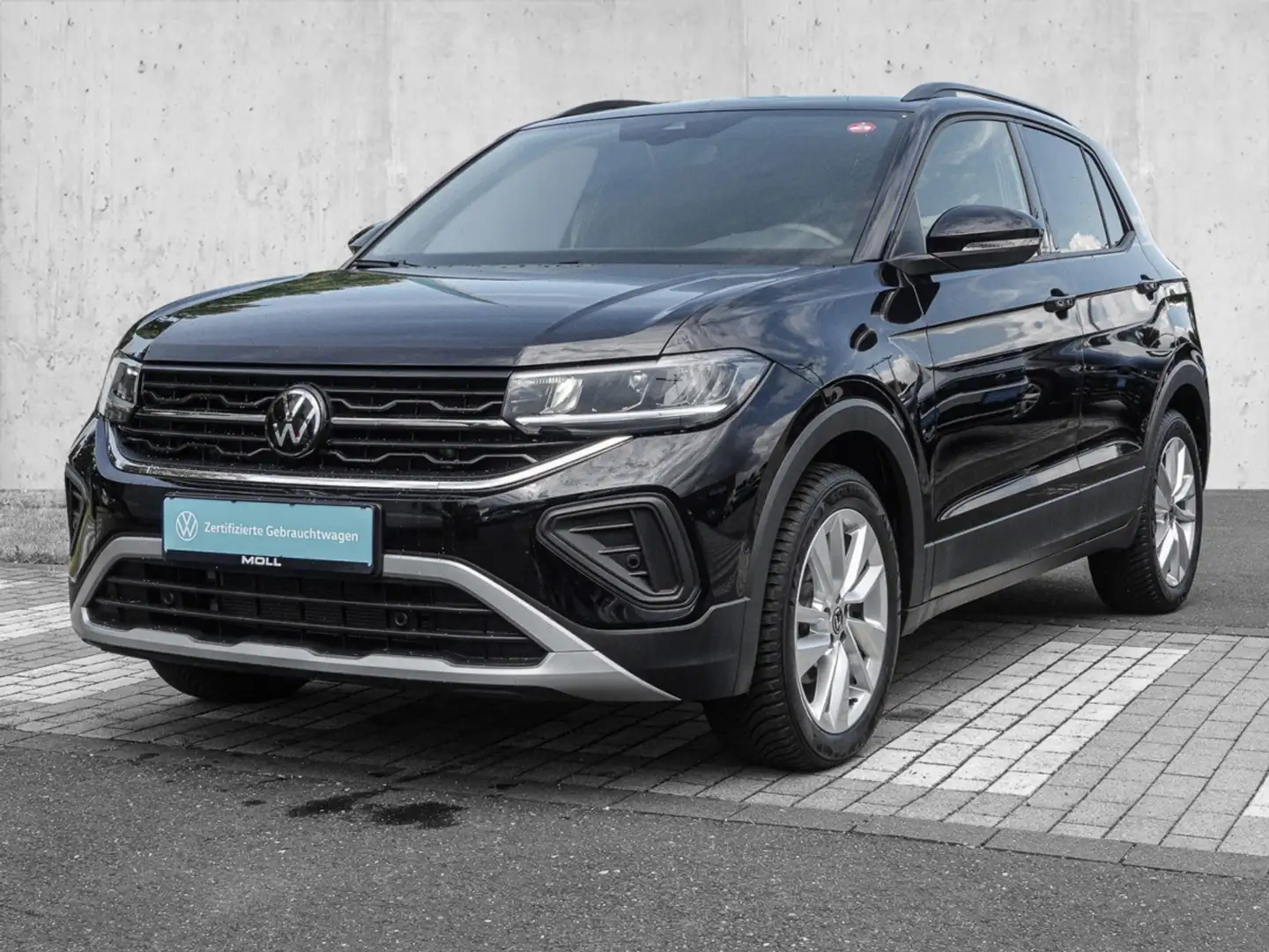 Volkswagen T-Cross 1.5 TSI DSG Life MATRIX 2xKLIMA ACC AUT Schwarz - 2