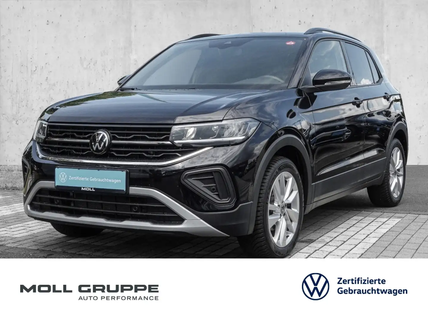 Volkswagen T-Cross 1.5 TSI DSG Life MATRIX 2xKLIMA ACC AUT Schwarz - 1