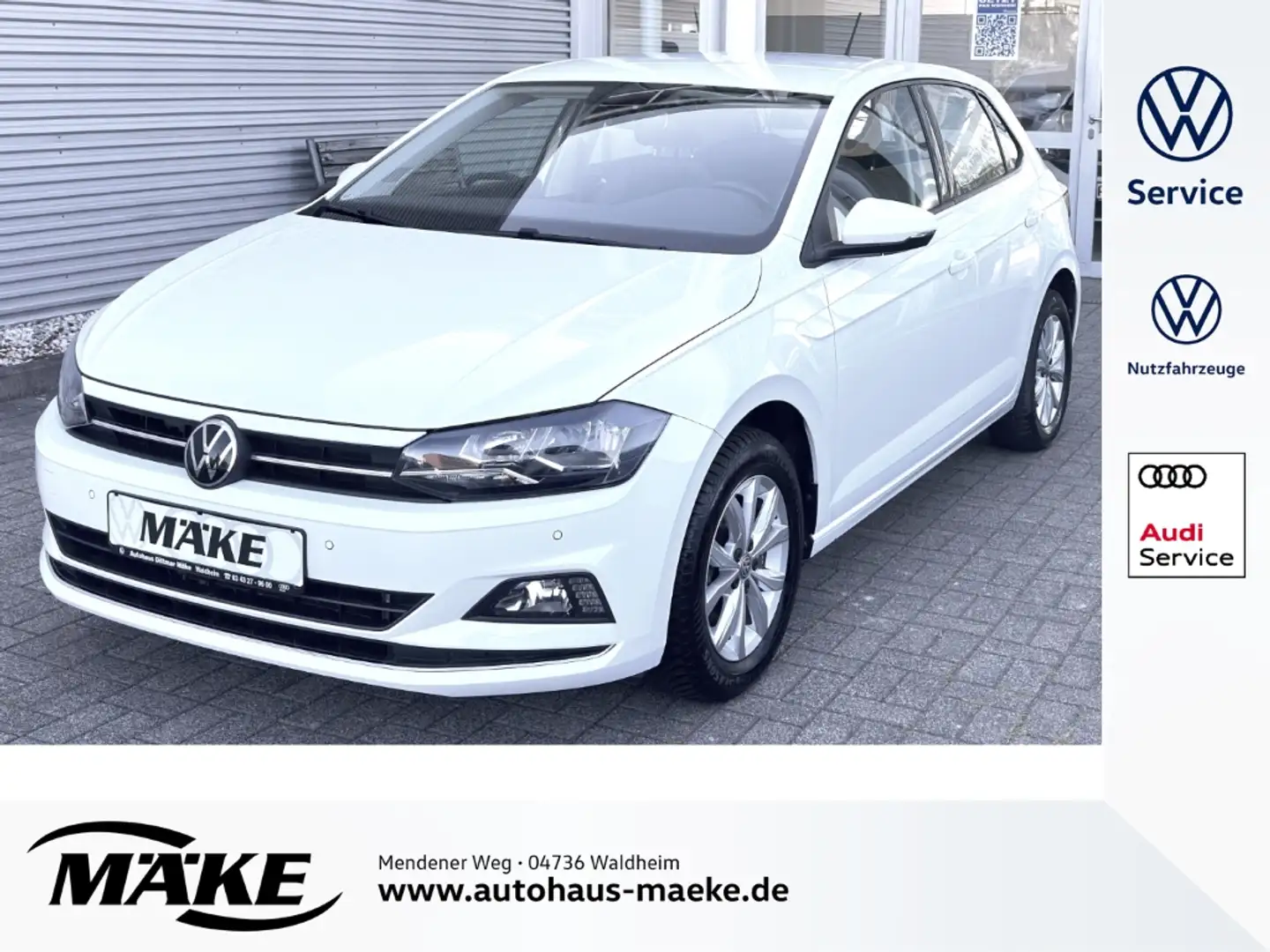 Volkswagen Polo 1.0 TSI, Highline, ACC, Navigation, DAB+, Weiß - 1