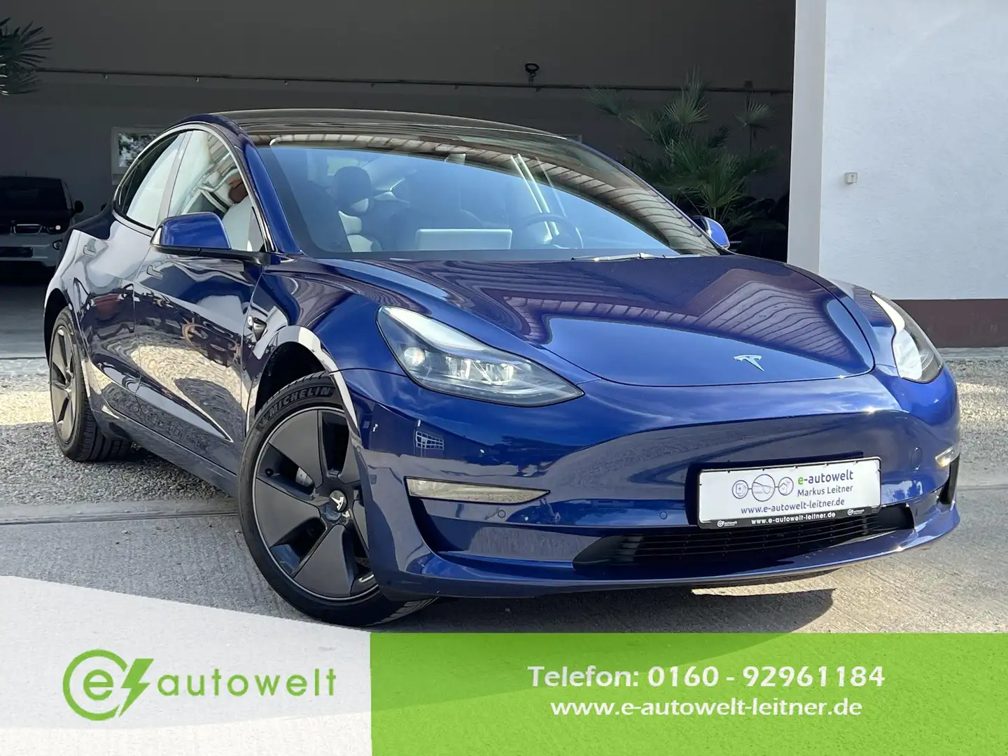 Tesla Model 3 Long Range Dual Motor AHK Ryzen USS Mwst. Bleu - 1