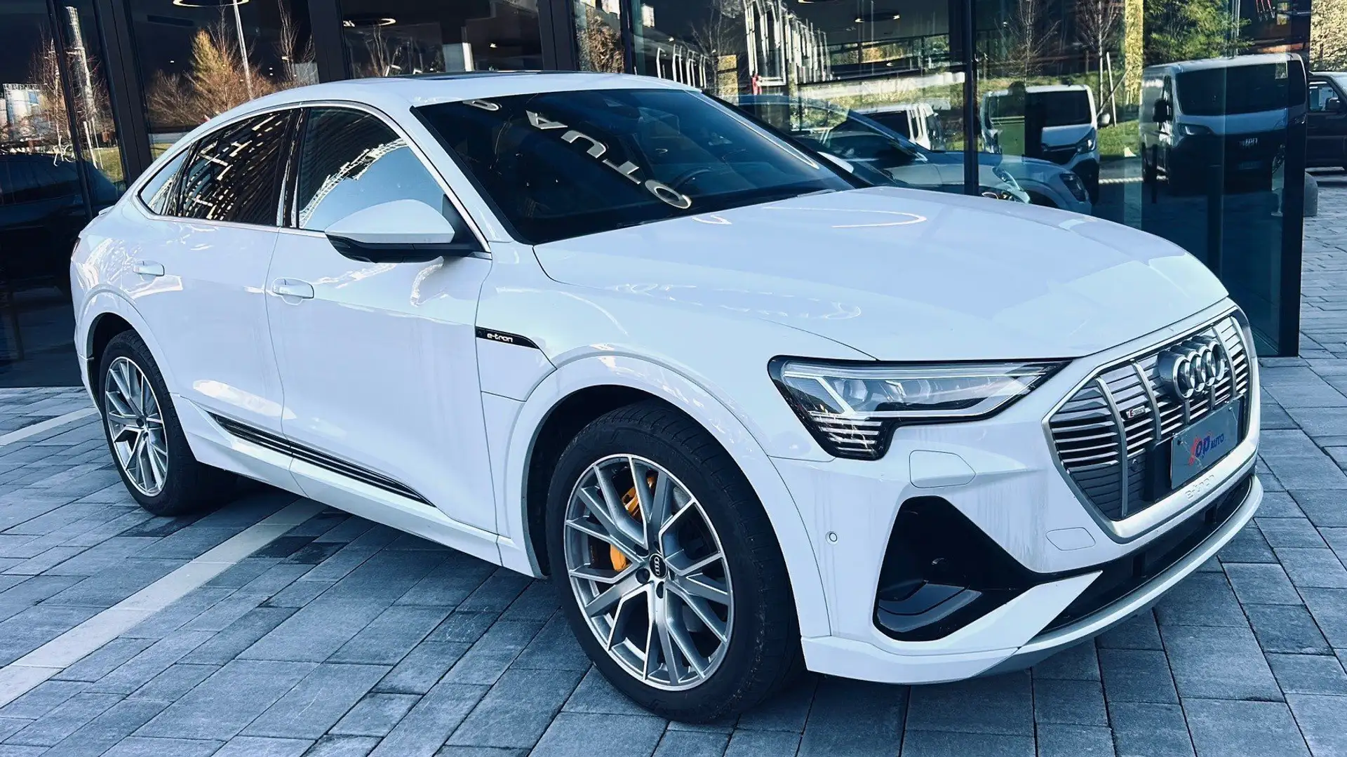 Audi e-tron e-tron SPK 55 S line EDITION FAST quat TETTO MATRI Bianco - 2