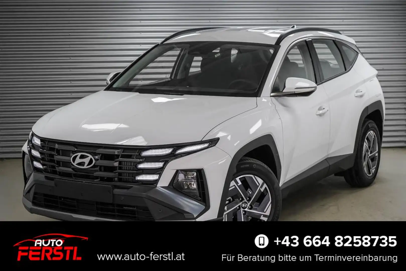 Hyundai TUCSON 1,6 T-GDI Comfort - LAGER 118 kW (160 PS), Scha... Bianco - 1