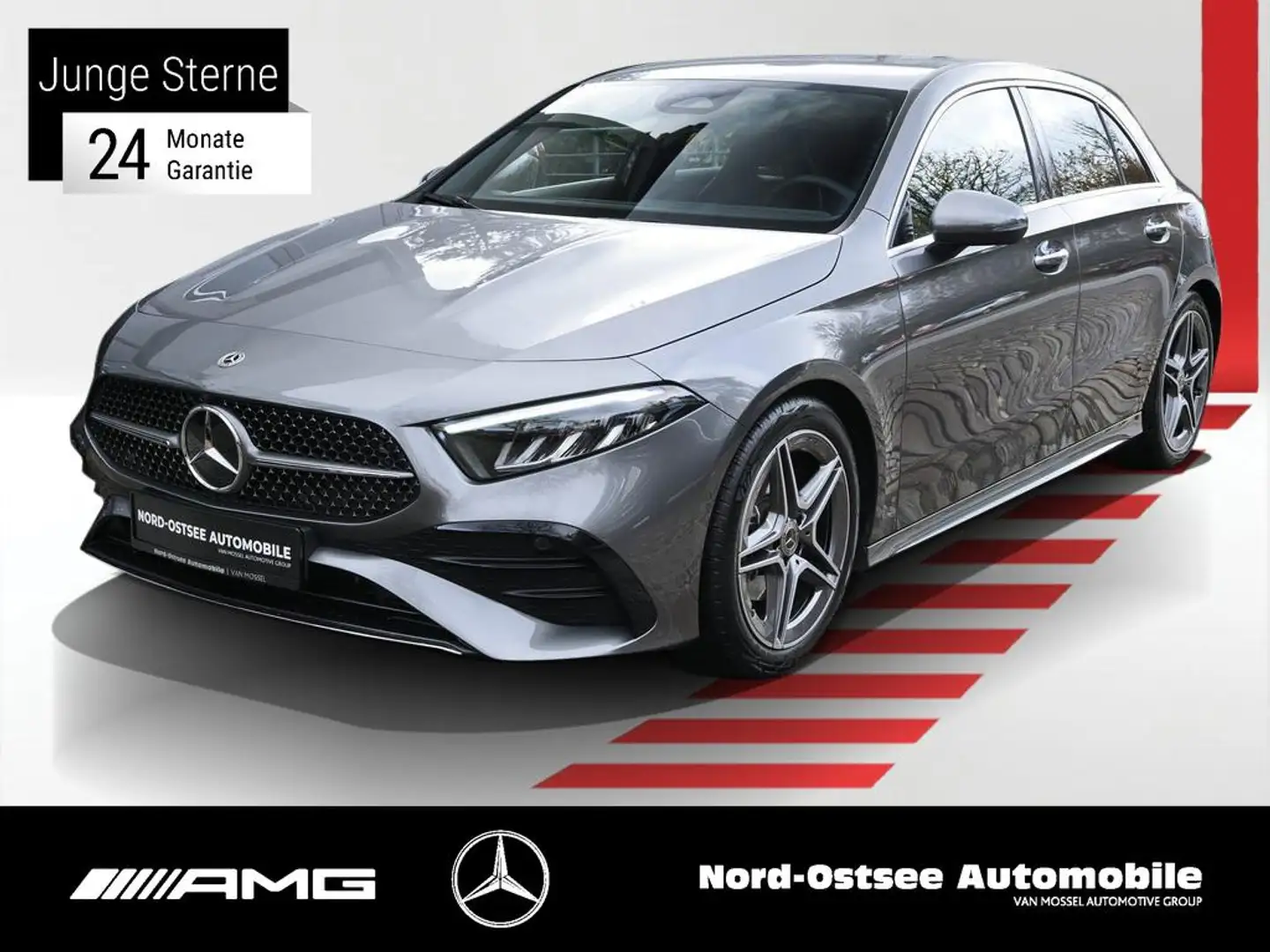 Mercedes-Benz A 200 AMG SHZ LED KEYLESS-GO Grau - 1