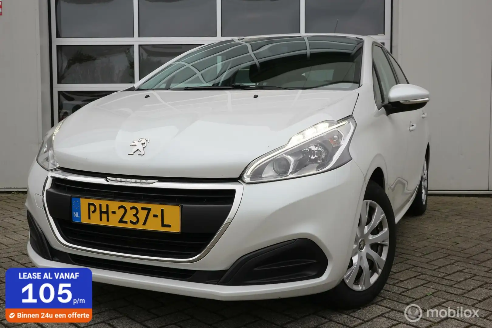 Peugeot 208 1.2 PureTech Active 5-DEURS/AIRCO/CRUISE-CONTROL Blanc - 1
