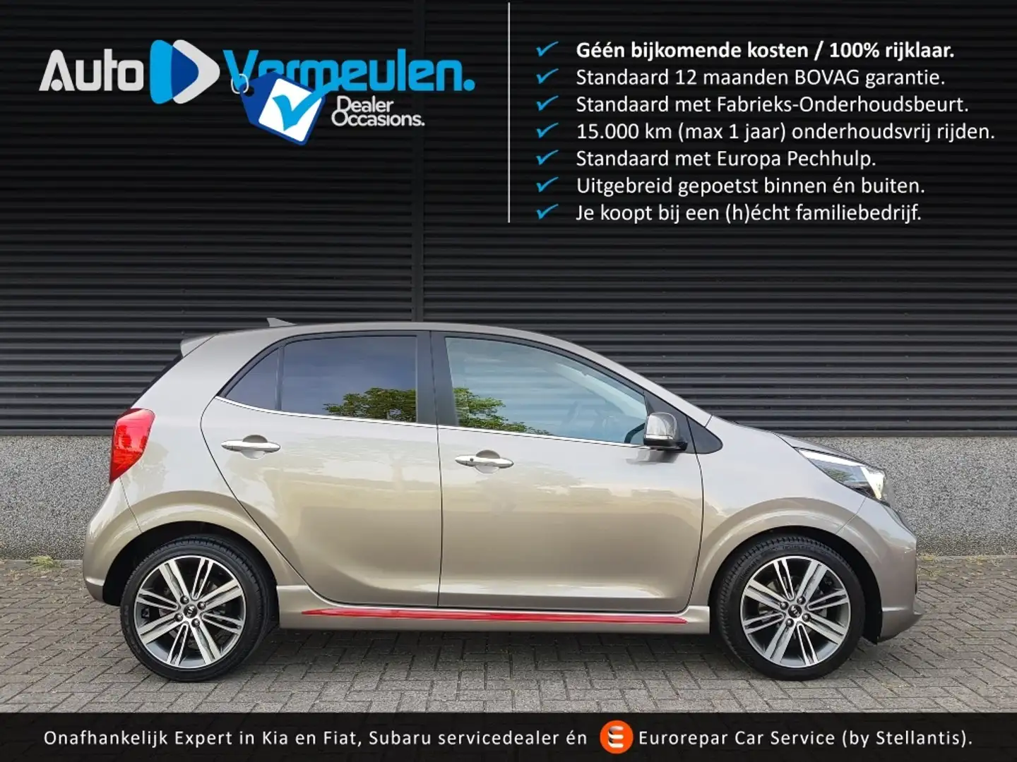 Kia Picanto GT-Line Turbo 100PK Gris - 1