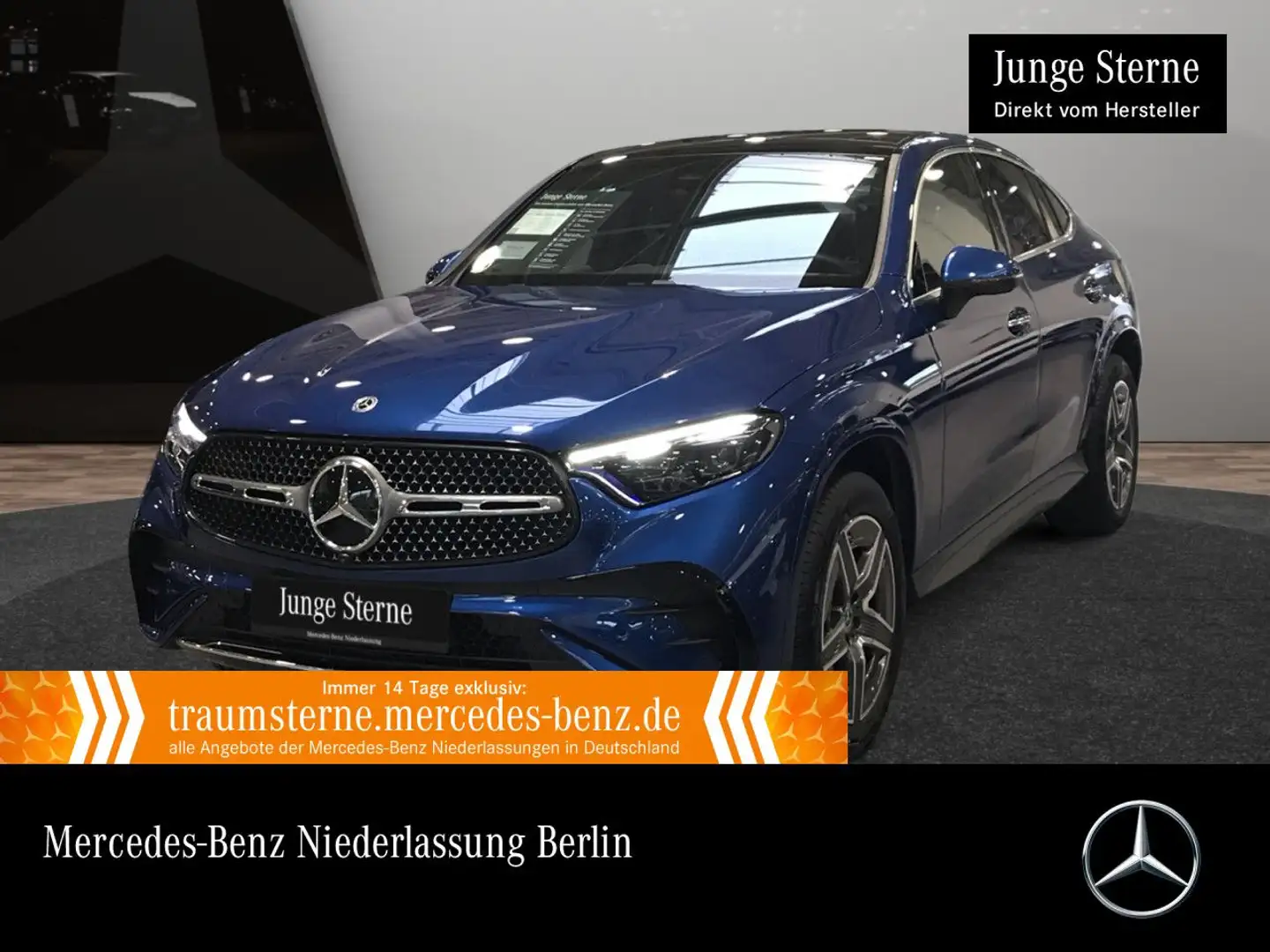 Mercedes-Benz GLC 300 e 4M AMG+PANO+360+BURMESTER+TOTW+KEYLESS Blau - 1