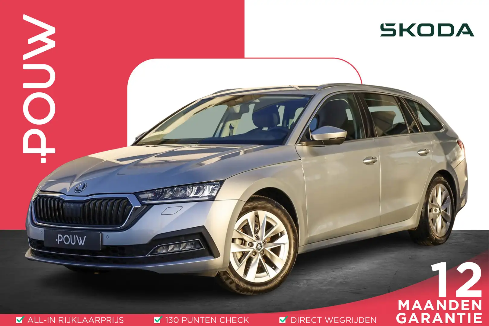 Skoda Octavia Combi 1.0 TSI 110pk Ambition | Trekhaak | Navigati Gris - 1