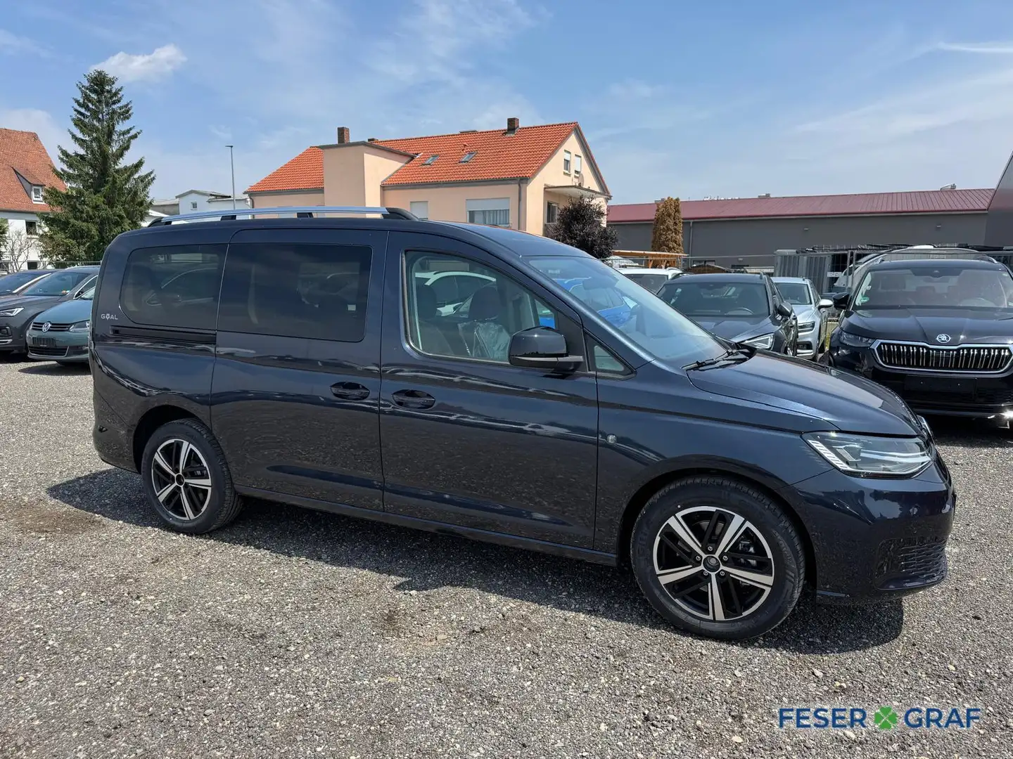 Volkswagen Caddy Life Maxi GOAL 7-Sitzer Motor: 1,5 l eHy Bleu - 2