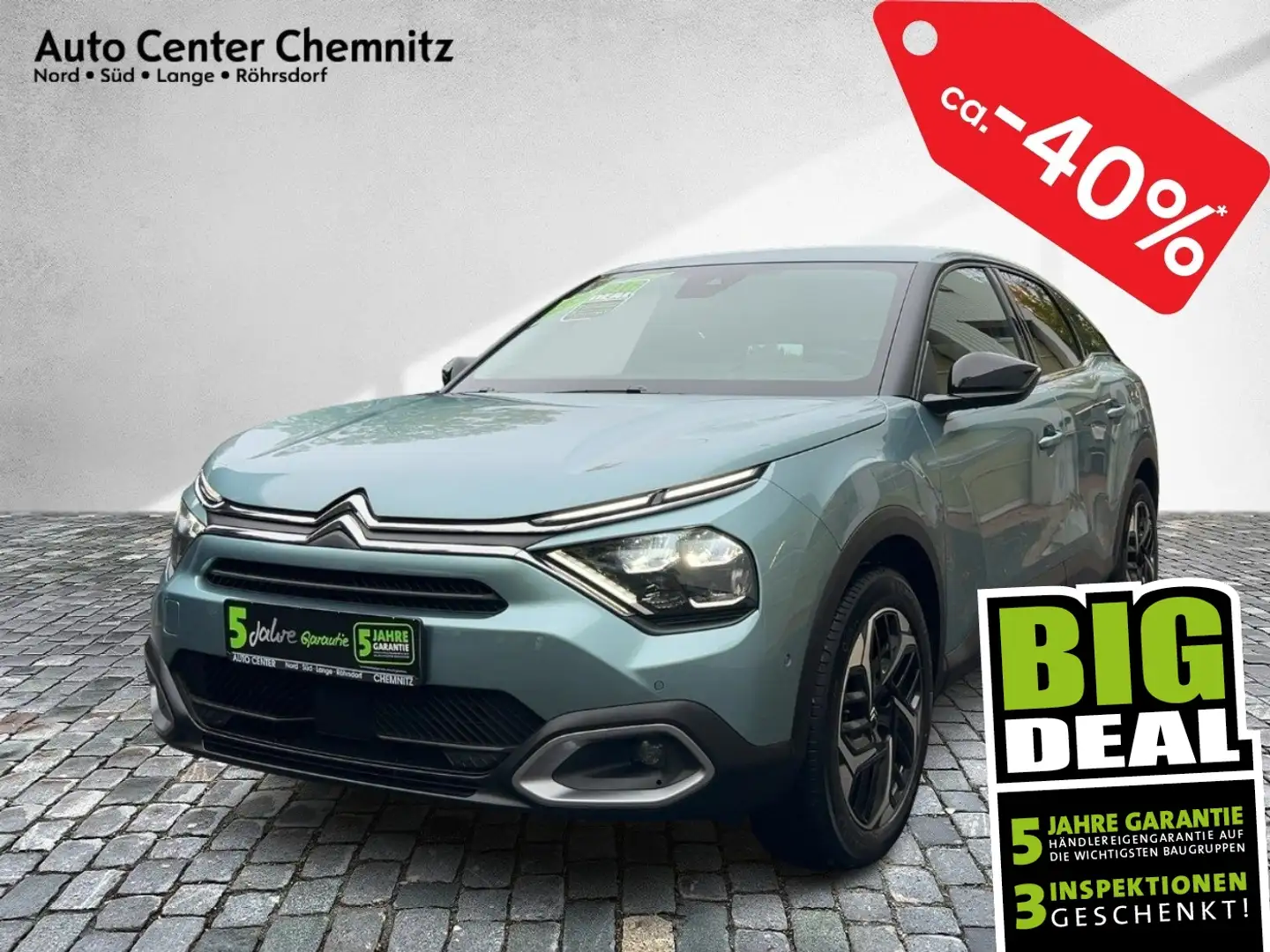 Citroen C4 1.2 PureTech Shine HeadUp/FullLED/Navi/360° Blau - 1