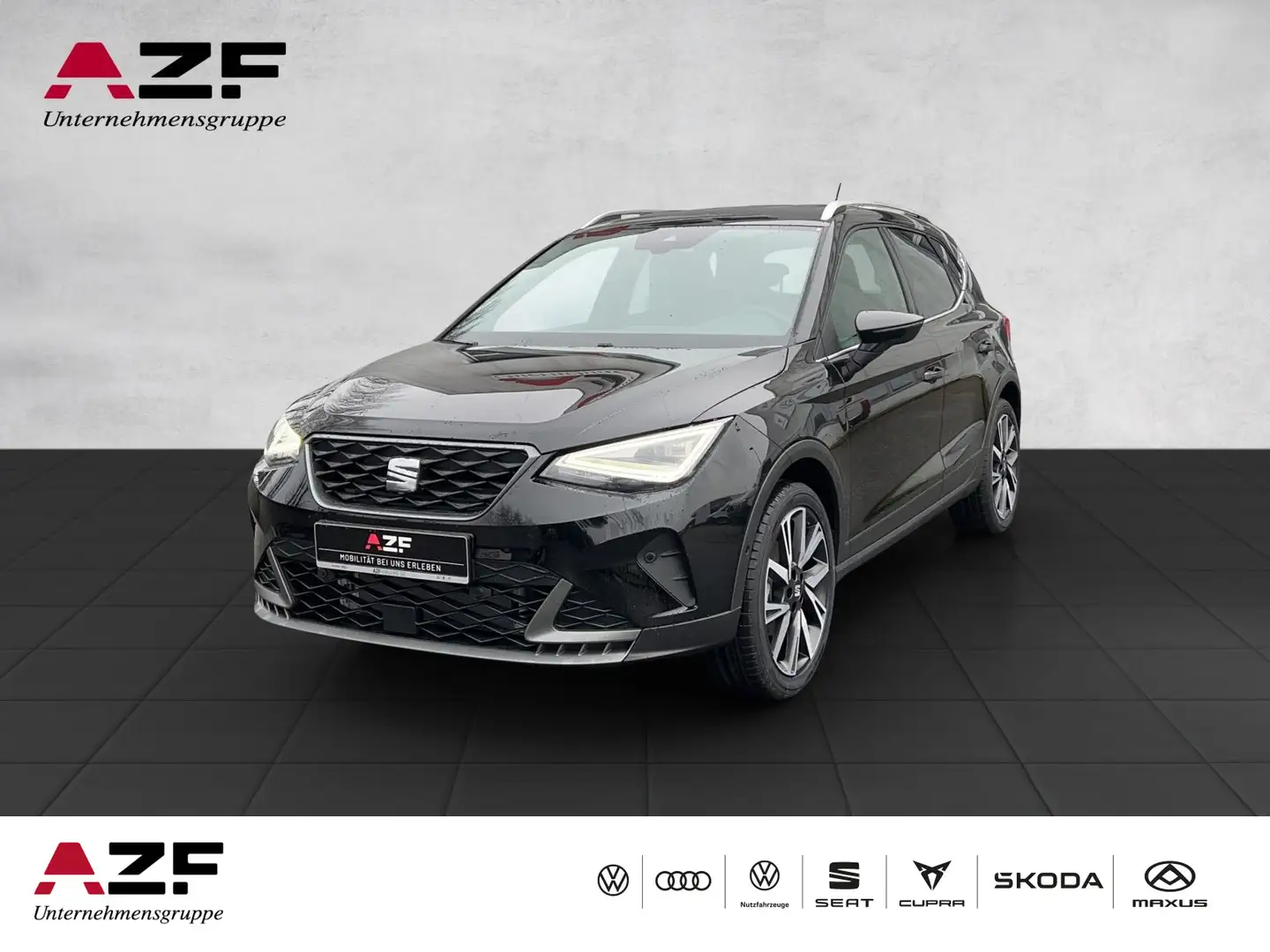 SEAT Arona 1.0 TSI FR+Navi+18 Zoll+M+Voll-LED+SHZ Noir - 1