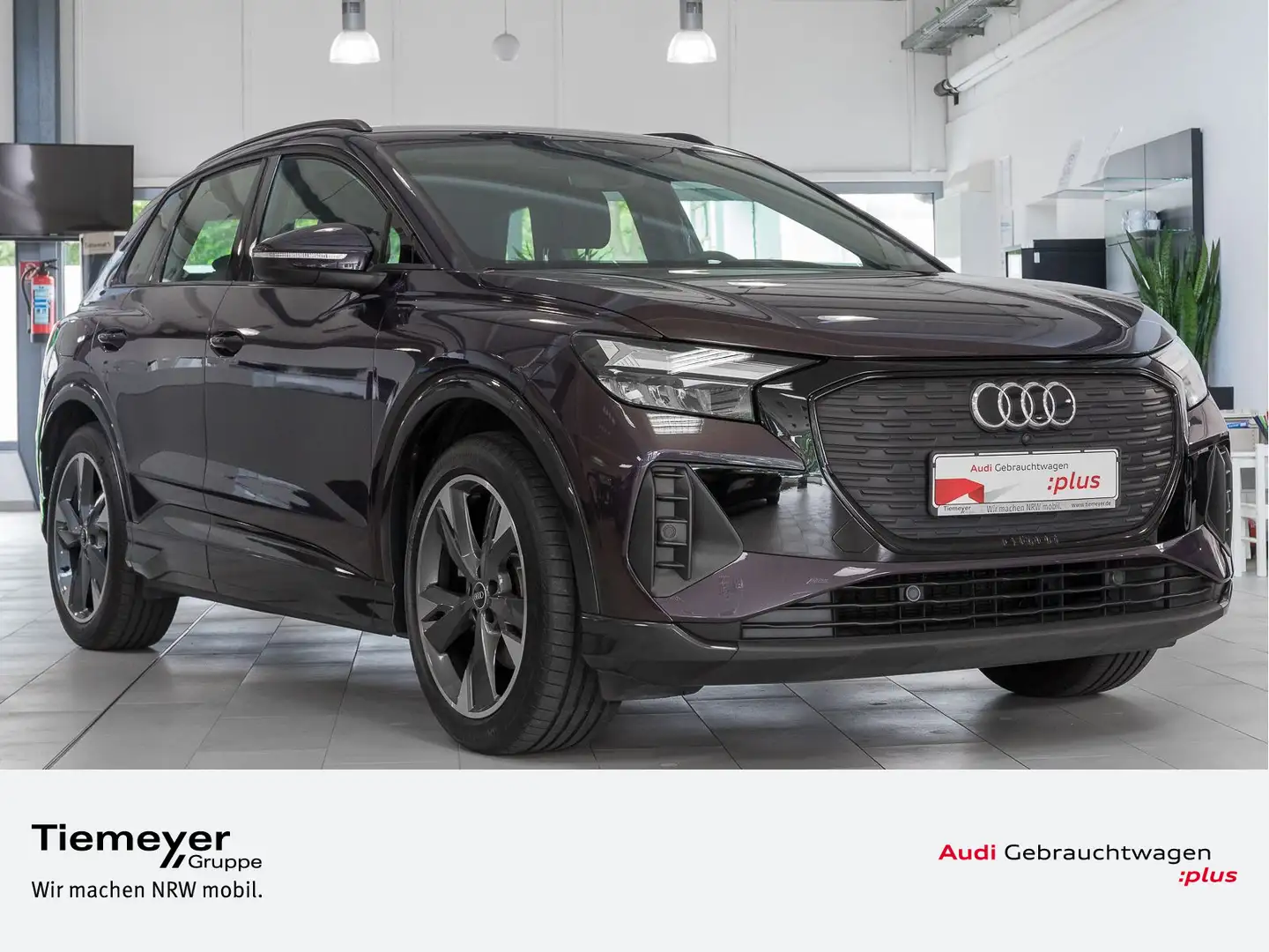 Audi Q4 e-tron 35 NAVI LED VIRTUAL LM20 Paars - 1