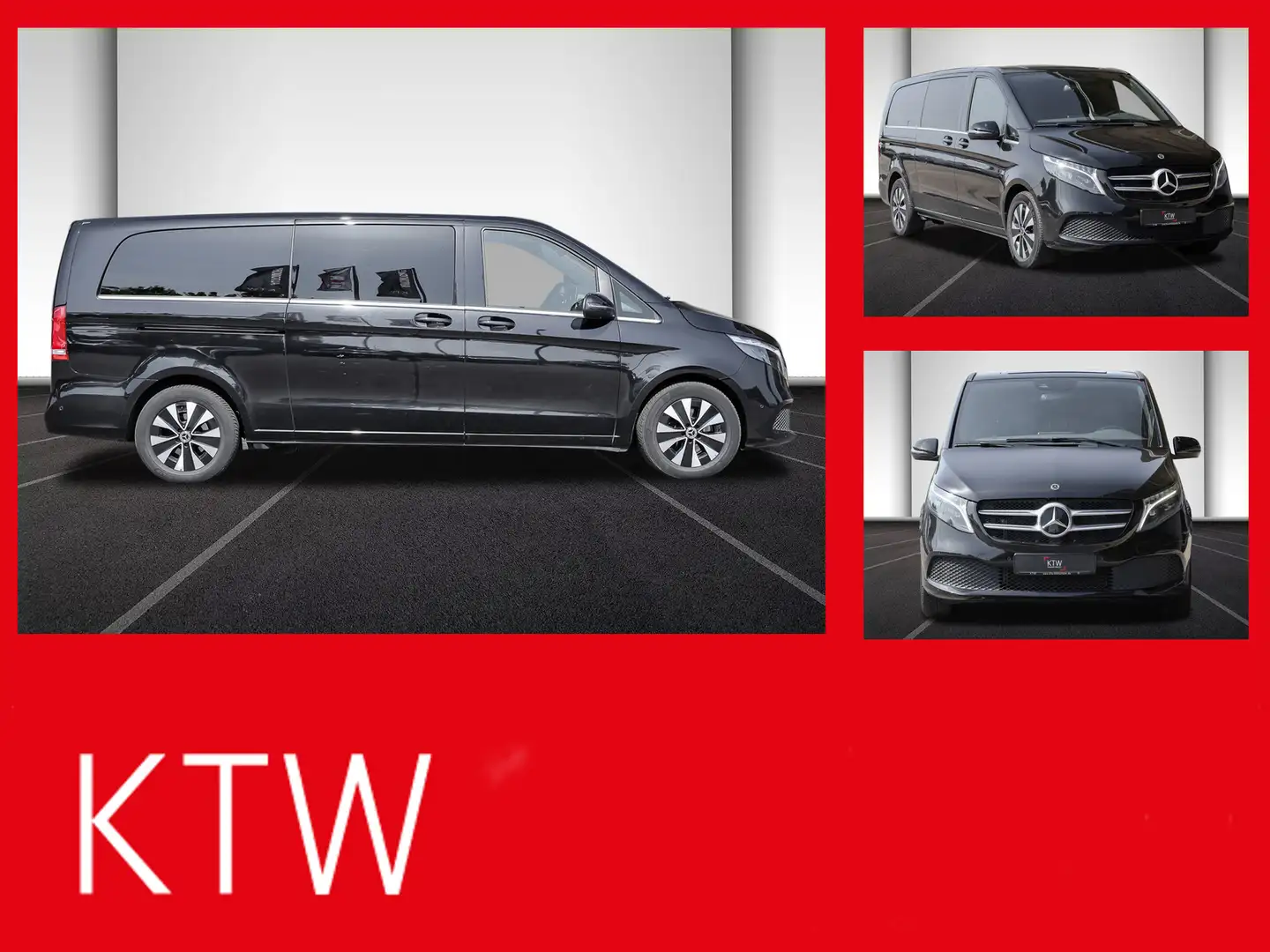 Mercedes-Benz V 300 Avantgarde Extralang,2xSchiebetür elektr. Schwarz - 1