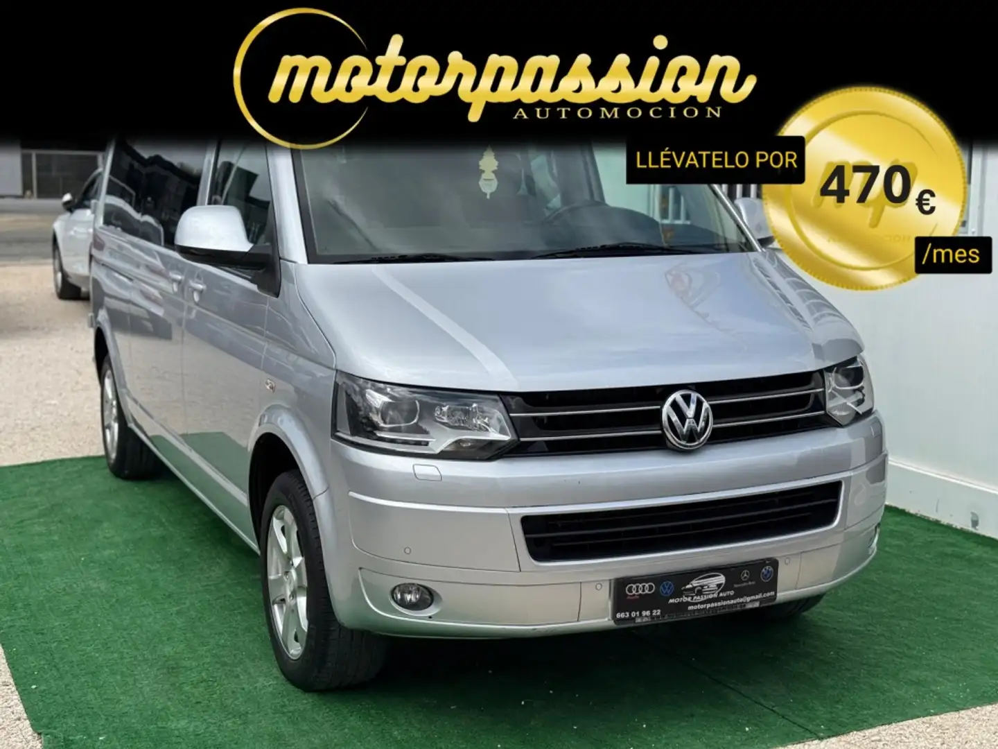 Volkswagen VOLKSWAGEN Caravelle Familiar  Automático de 5 Pu Argintiu - 1