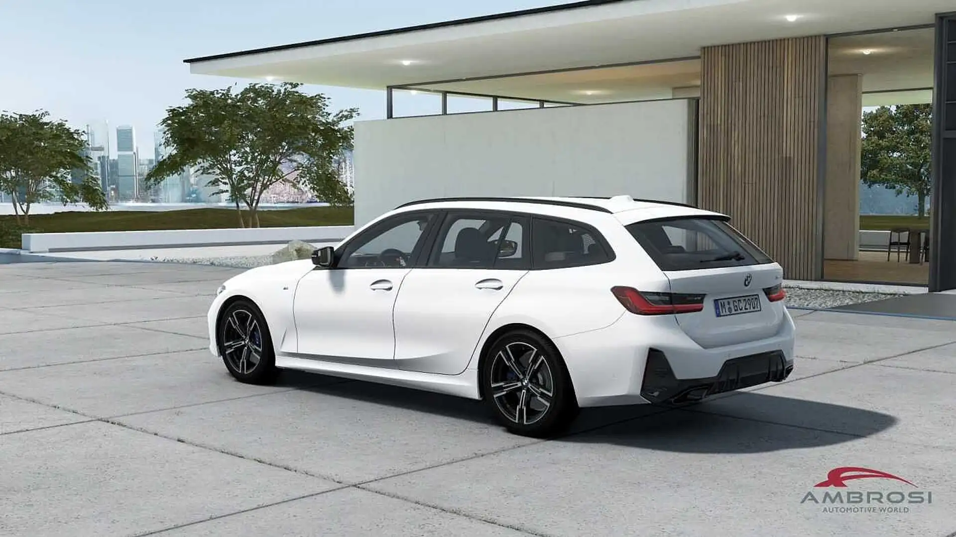 BMW 340 Touring M340d 48V xDrive Touring Weiß - 2