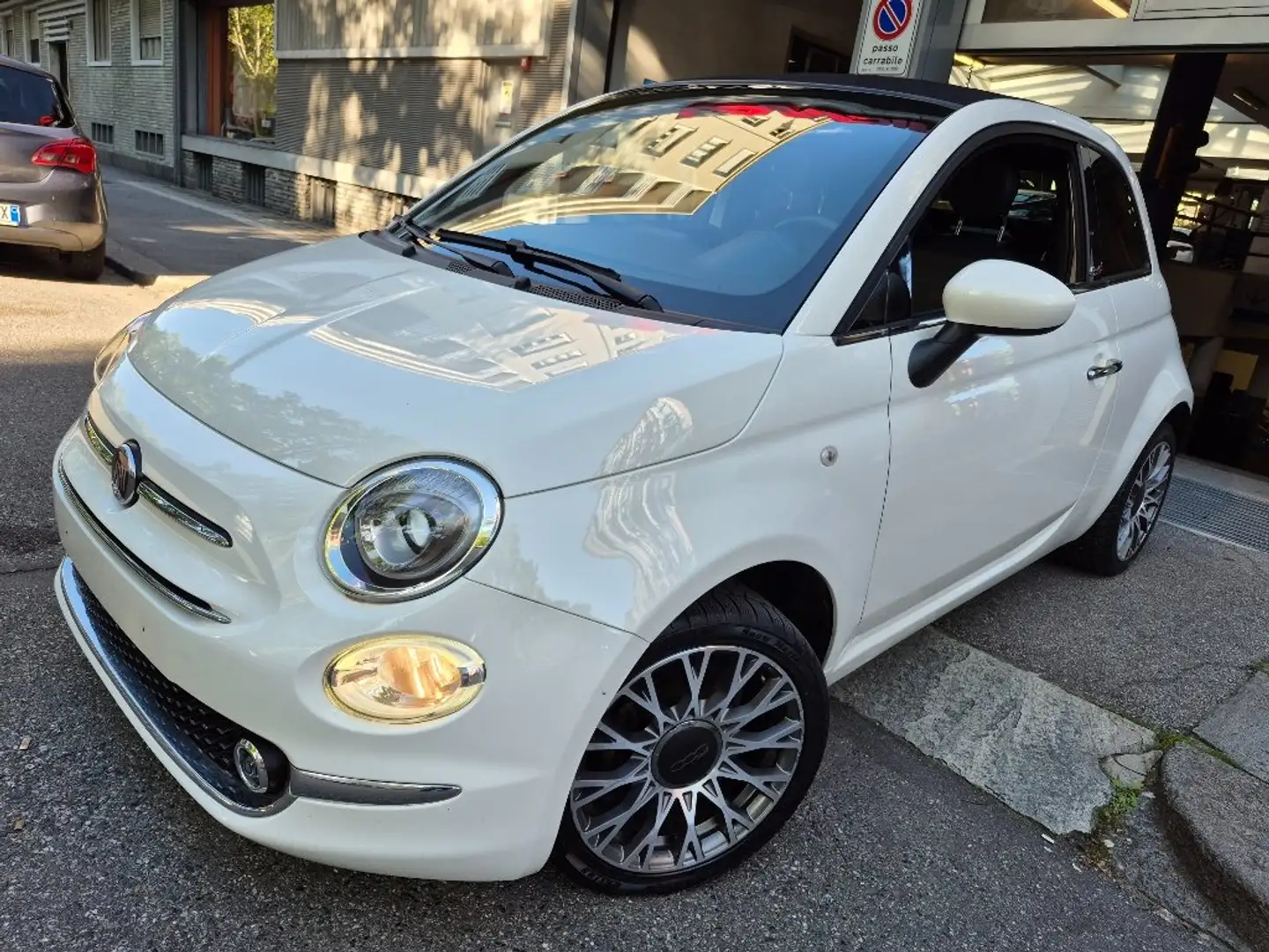Fiat 500C 1.0 HYBRID CABRIO "DOLCEVITA", 70CV, 32.000KM!!!! Bianco - 1
