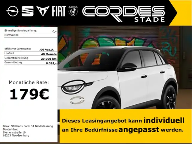 Fiat 600 Street 6-Gang Schaltgetriebe LED Klima CarPlay