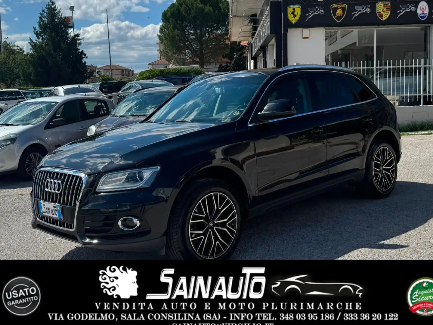 Audi Q5 Audi Q5 2.0 TDI 177CV quattro S tronic GARANZIA Zwart - 1
